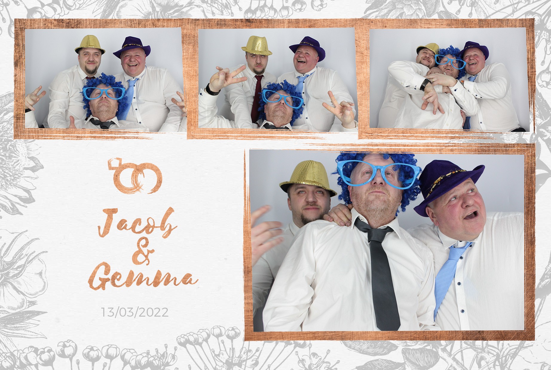Jacob and Gemma's Wedding  | View more photos from the event at gallery.myphotoboothexperience.co.uk/u/MyPhotoBoothExperienceLtd/Jacob-and-Gemmas-Wedding