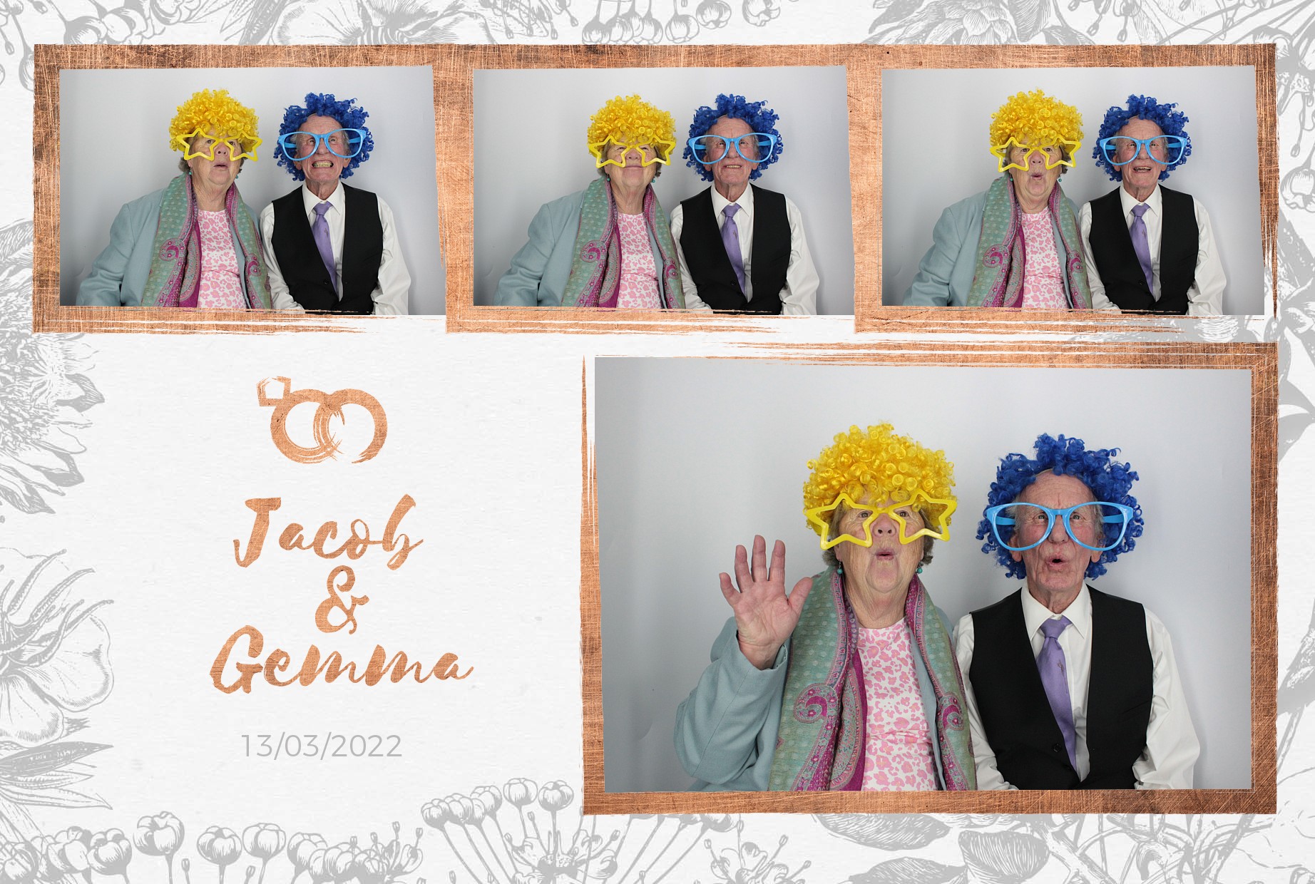 Jacob and Gemma's Wedding  | View more photos from the event at gallery.myphotoboothexperience.co.uk/u/MyPhotoBoothExperienceLtd/Jacob-and-Gemmas-Wedding