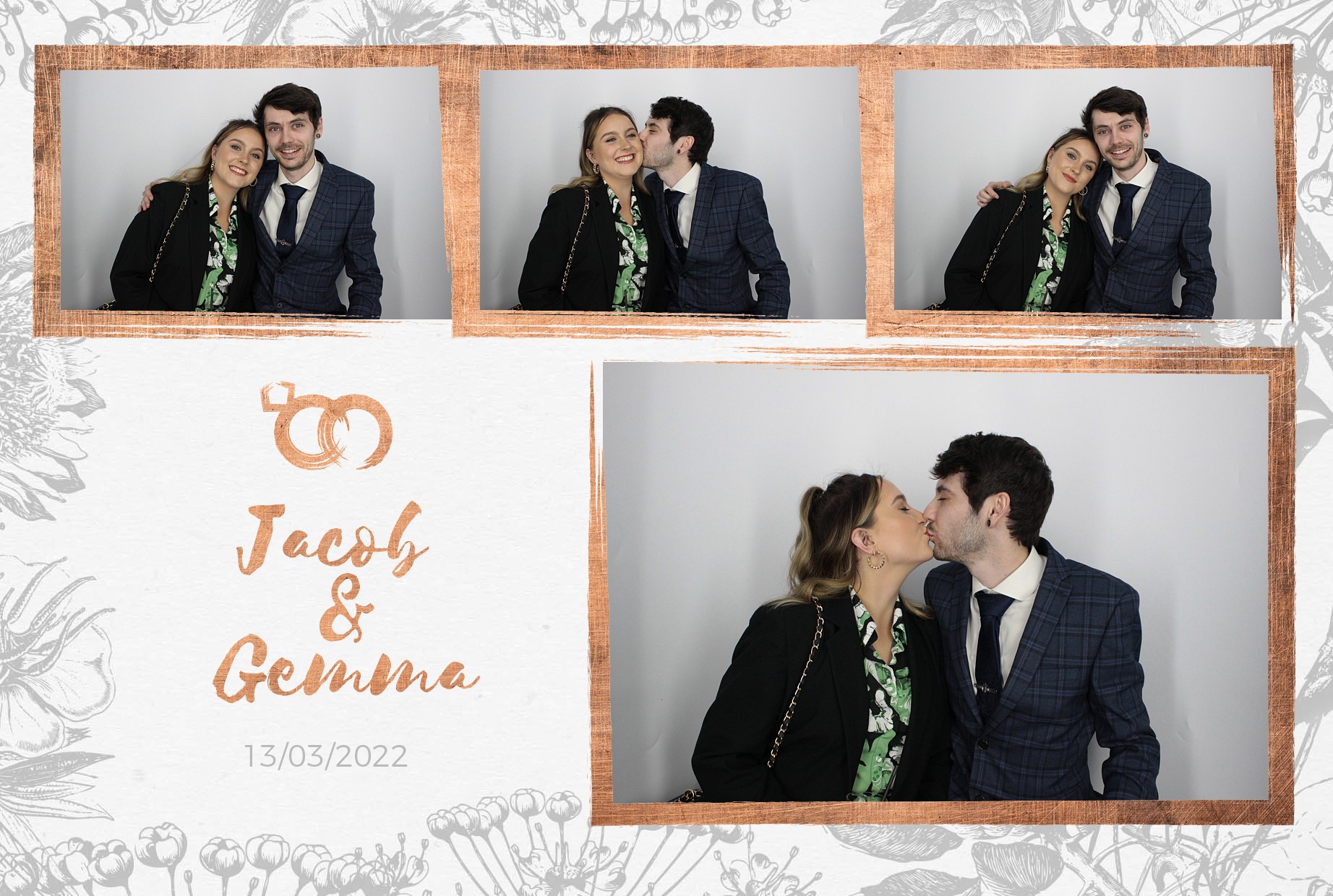 Jacob and Gemma's Wedding  | View more photos from the event at gallery.myphotoboothexperience.co.uk/u/MyPhotoBoothExperienceLtd/Jacob-and-Gemmas-Wedding