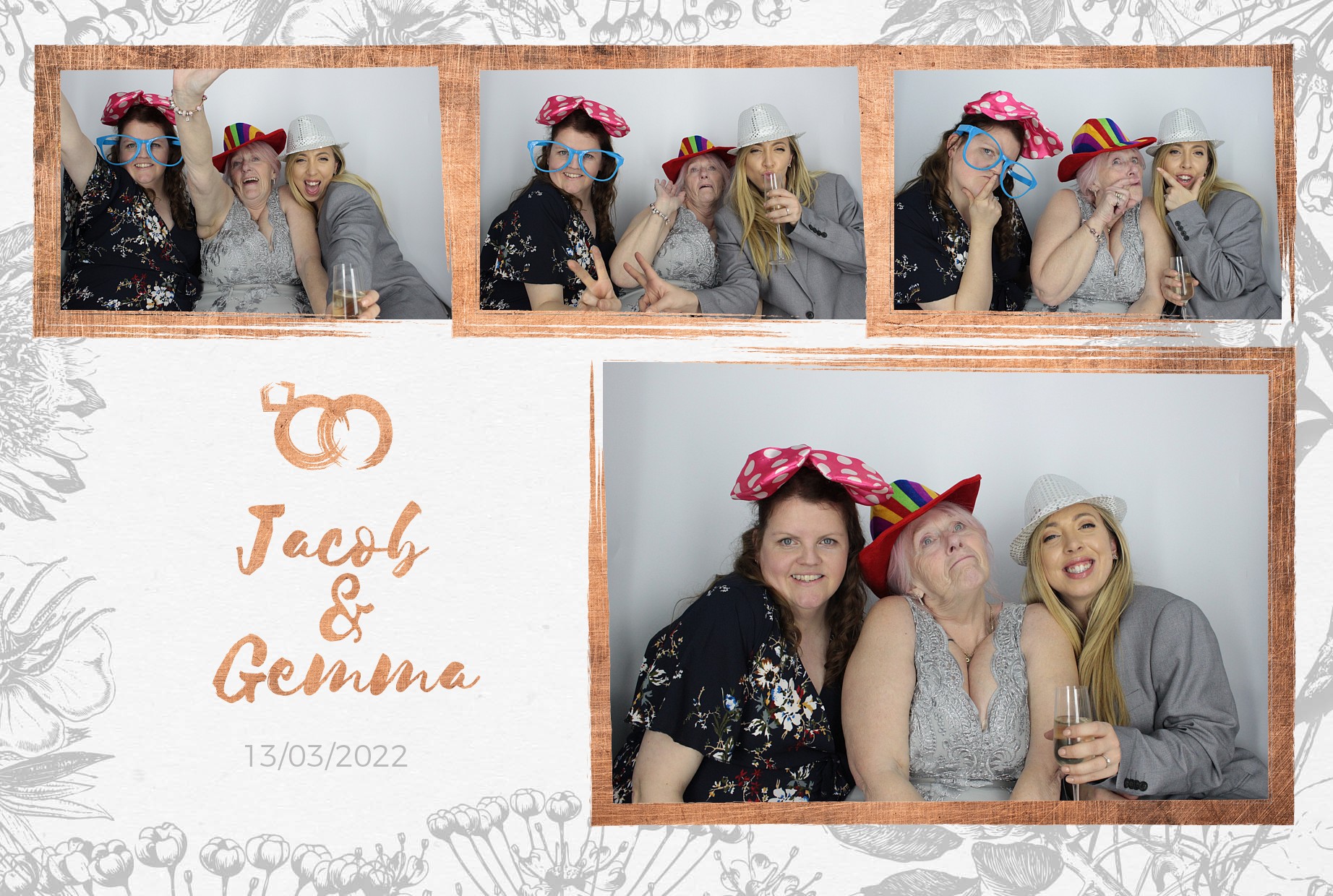 Jacob and Gemma's Wedding  | View more photos from the event at gallery.myphotoboothexperience.co.uk/u/MyPhotoBoothExperienceLtd/Jacob-and-Gemmas-Wedding