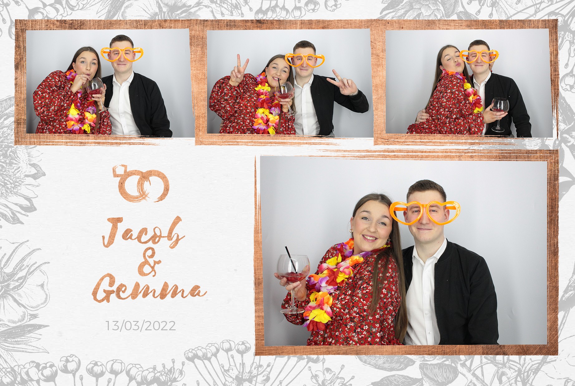 Jacob and Gemma's Wedding  | View more photos from the event at gallery.myphotoboothexperience.co.uk/u/MyPhotoBoothExperienceLtd/Jacob-and-Gemmas-Wedding