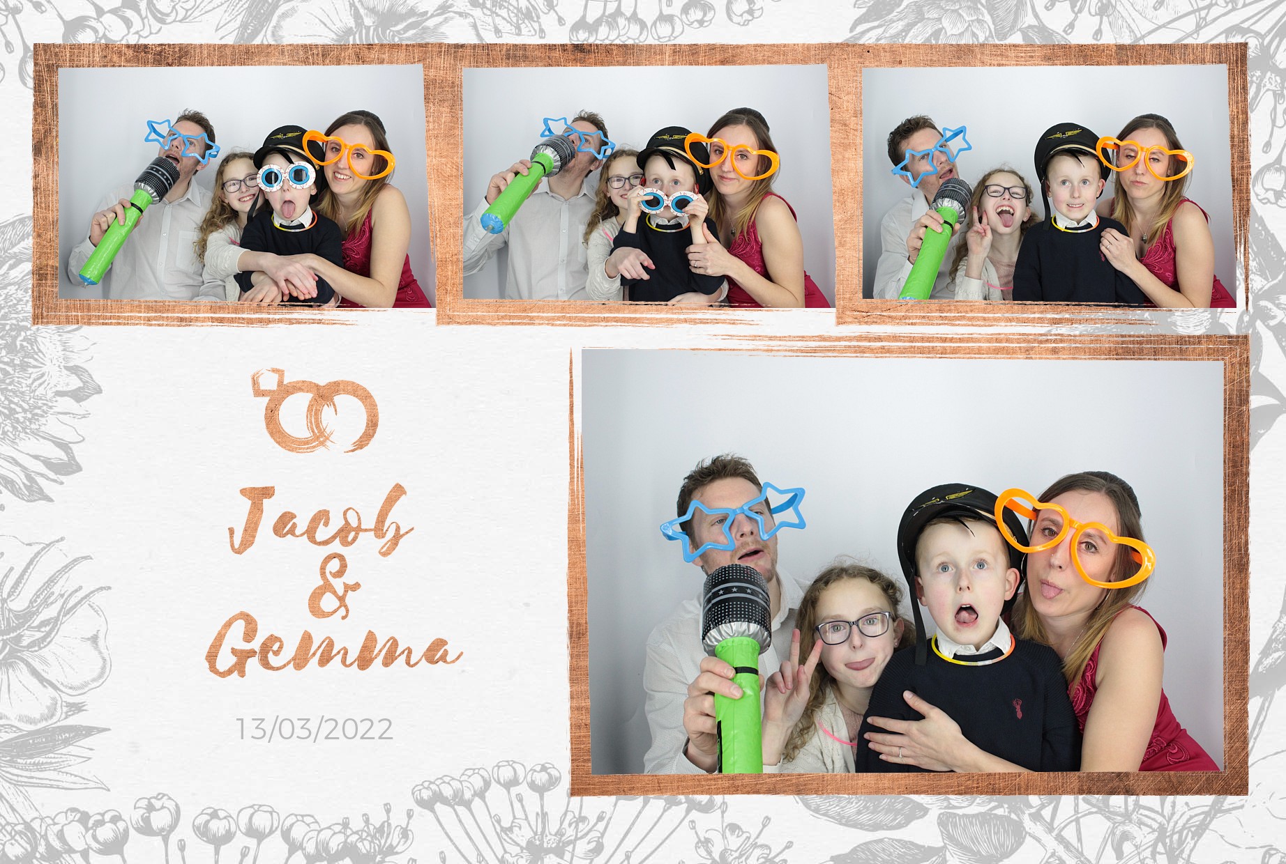 Jacob and Gemma's Wedding  | View more photos from the event at gallery.myphotoboothexperience.co.uk/u/MyPhotoBoothExperienceLtd/Jacob-and-Gemmas-Wedding