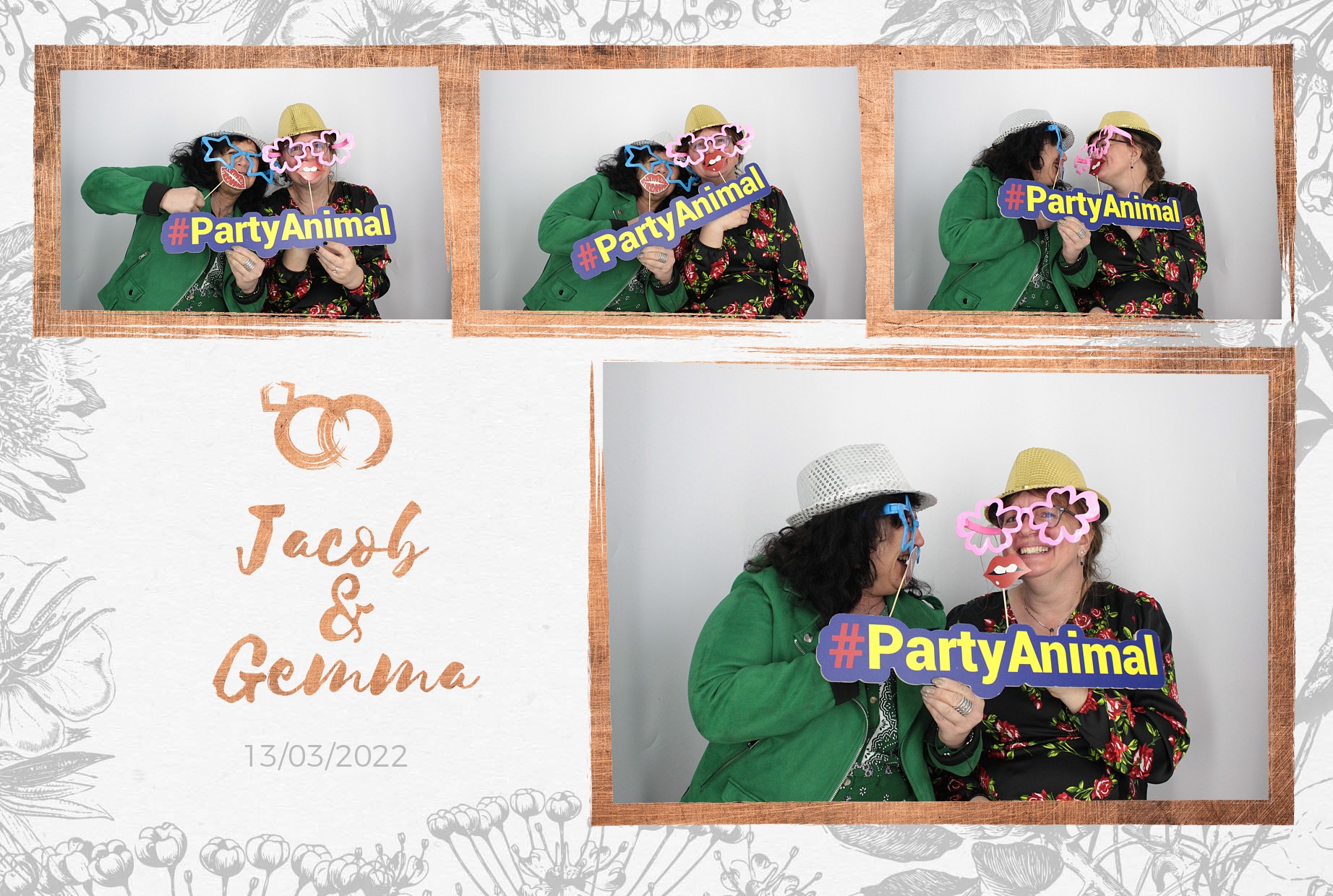 Jacob and Gemma's Wedding  | View more photos from the event at gallery.myphotoboothexperience.co.uk/u/MyPhotoBoothExperienceLtd/Jacob-and-Gemmas-Wedding