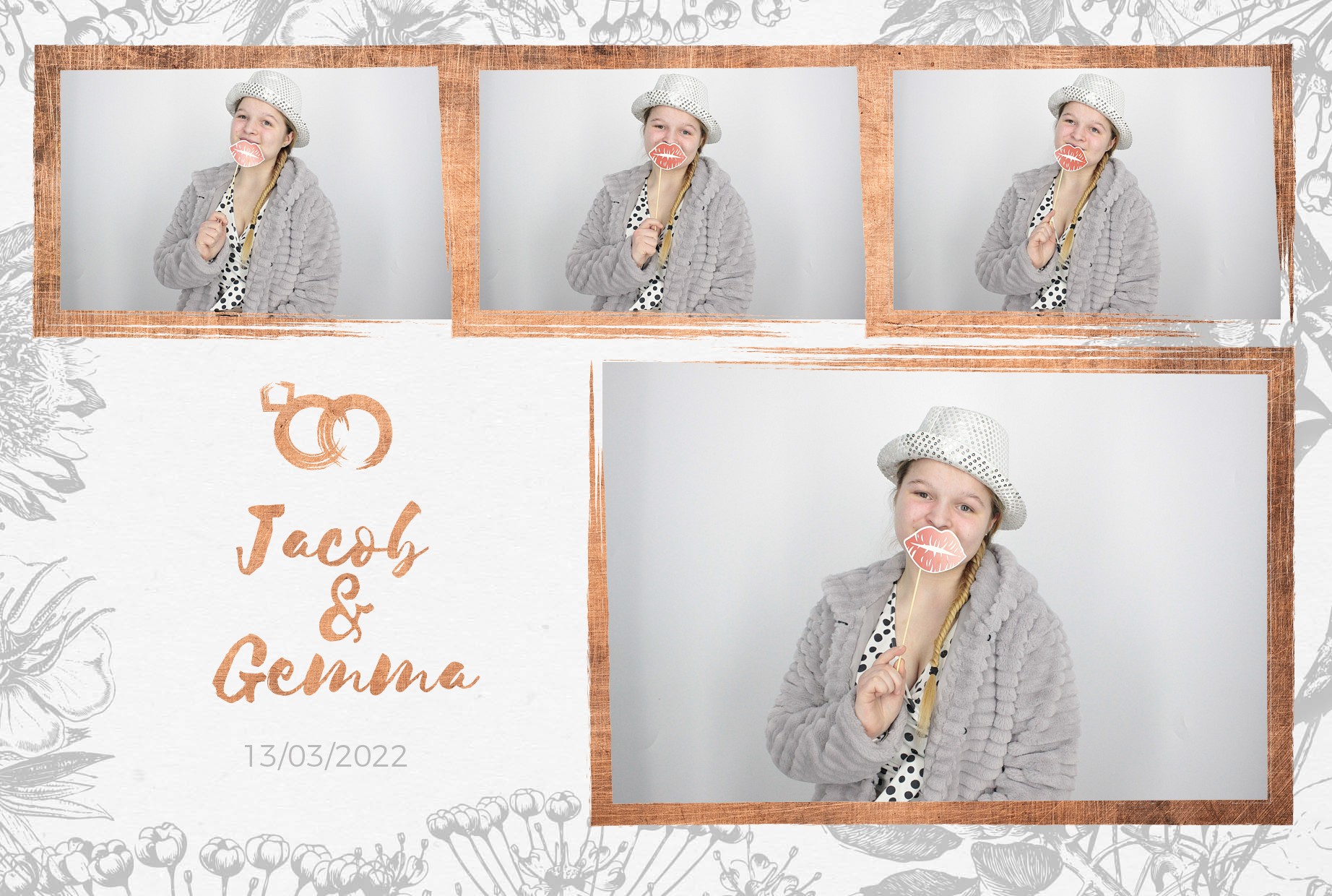 Jacob and Gemma's Wedding  | View more photos from the event at gallery.myphotoboothexperience.co.uk/u/MyPhotoBoothExperienceLtd/Jacob-and-Gemmas-Wedding