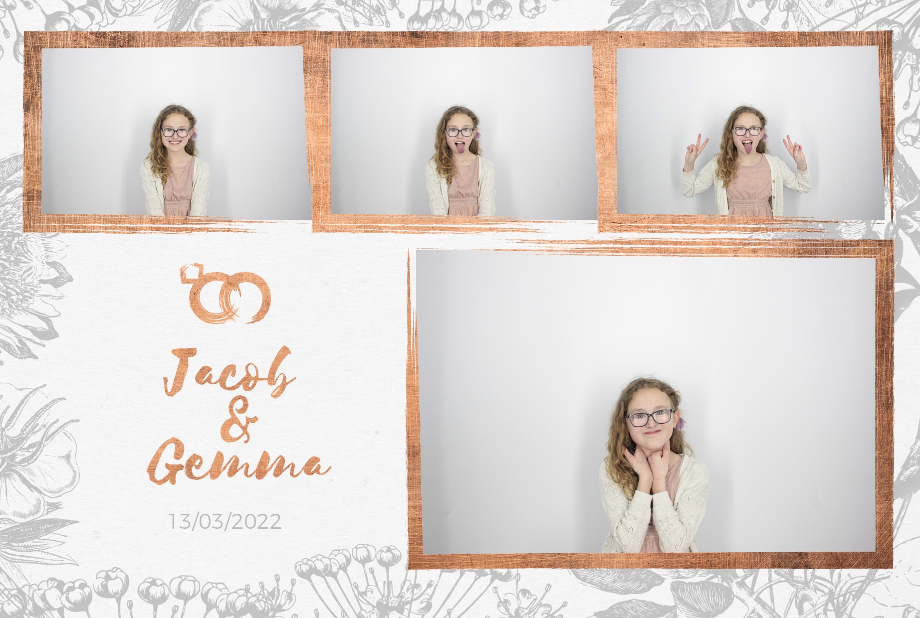 Jacob and Gemma's Wedding  | View more photos from the event at gallery.myphotoboothexperience.co.uk/u/MyPhotoBoothExperienceLtd/Jacob-and-Gemmas-Wedding