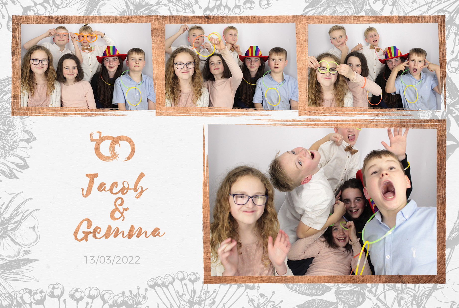 Jacob and Gemma's Wedding  | View more photos from the event at gallery.myphotoboothexperience.co.uk/u/MyPhotoBoothExperienceLtd/Jacob-and-Gemmas-Wedding