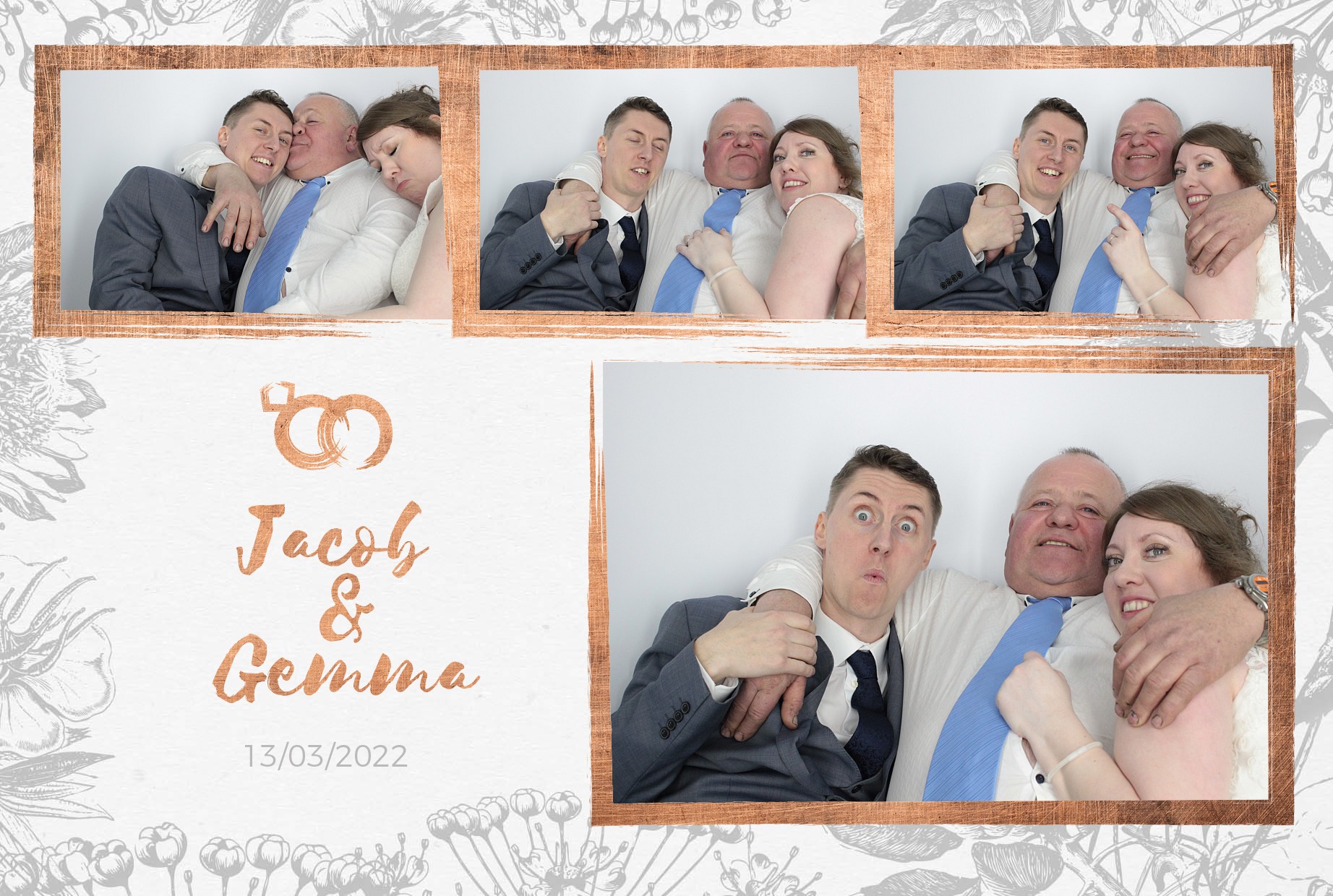 Jacob and Gemma's Wedding  | View more photos from the event at gallery.myphotoboothexperience.co.uk/u/MyPhotoBoothExperienceLtd/Jacob-and-Gemmas-Wedding