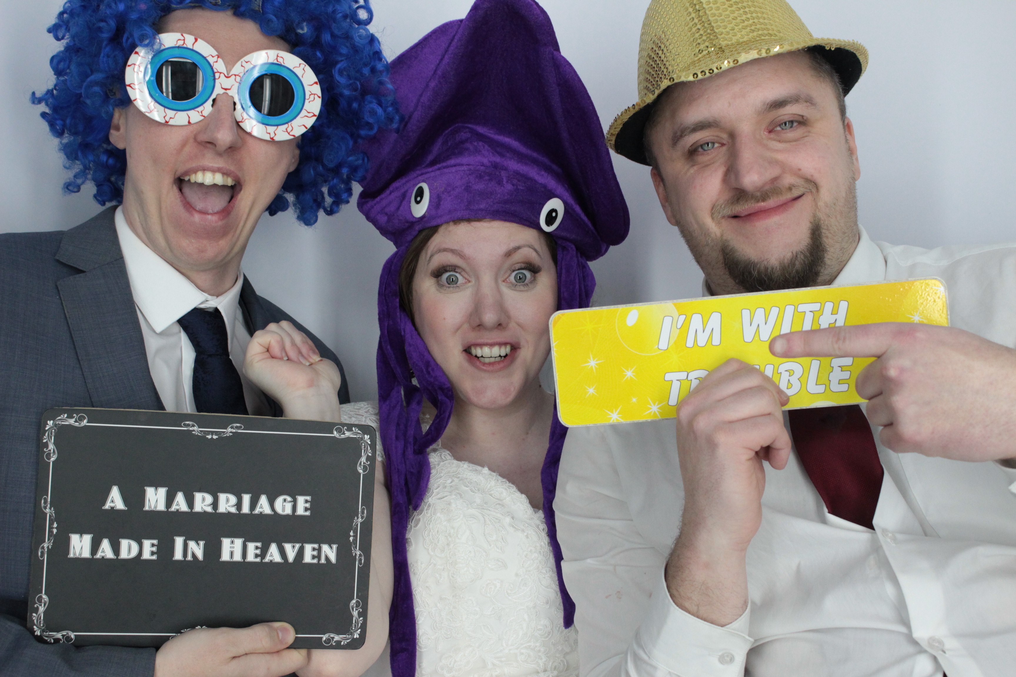Jacob and Gemma's Wedding  | View more photos from the event at gallery.myphotoboothexperience.co.uk/u/MyPhotoBoothExperienceLtd/Jacob-and-Gemmas-Wedding