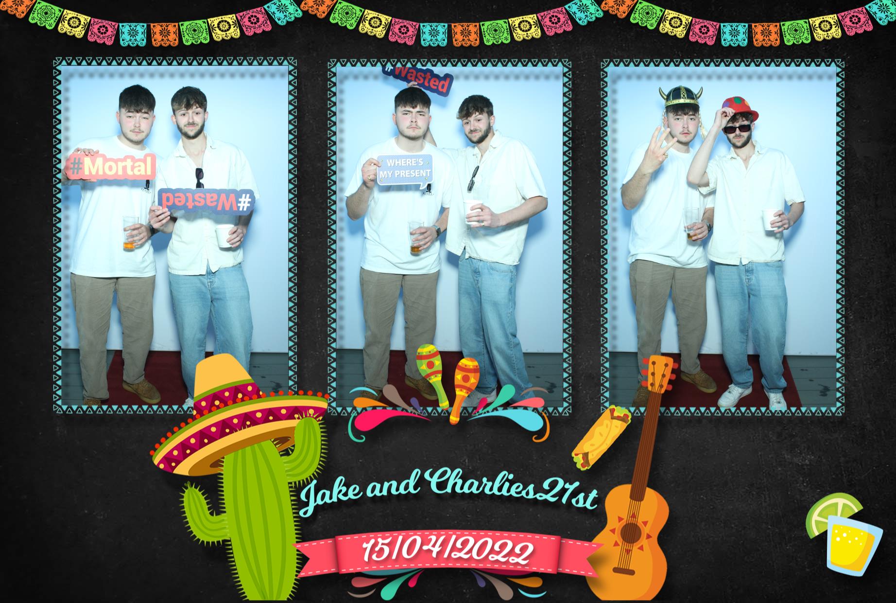 Jake & Charlie's 21st Birthday  | View more photos from the event at gallery.myphotoboothexperience.co.uk/u/MyPhotoBoothExperienceLtd/Jake-Charlies-21st-Birthday