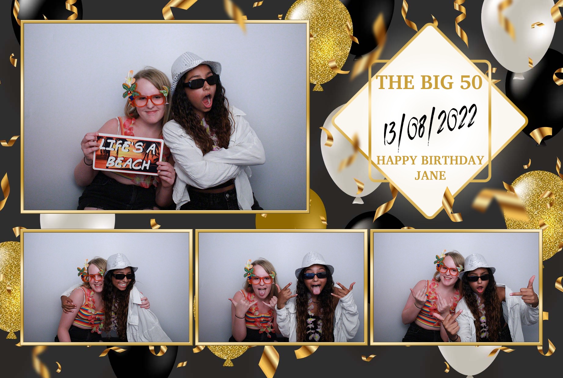 Jane's 50th Birthday  | View more photos from the event at gallery.myphotoboothexperience.co.uk/u/MyPhotoBoothExperienceLtd/Janes-50th-Birthday