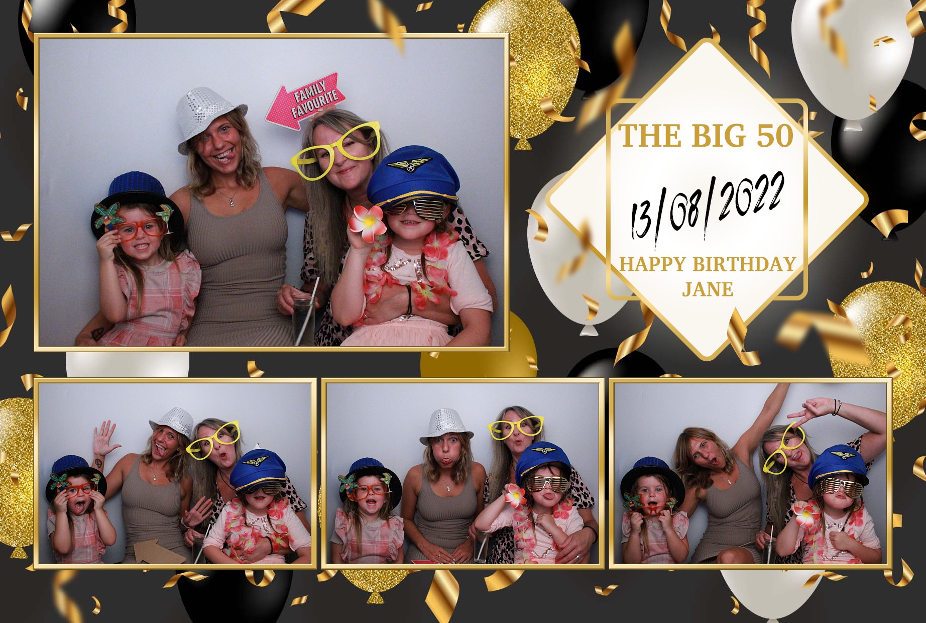 Jane's 50th Birthday  | View more photos from the event at gallery.myphotoboothexperience.co.uk/u/MyPhotoBoothExperienceLtd/Janes-50th-Birthday