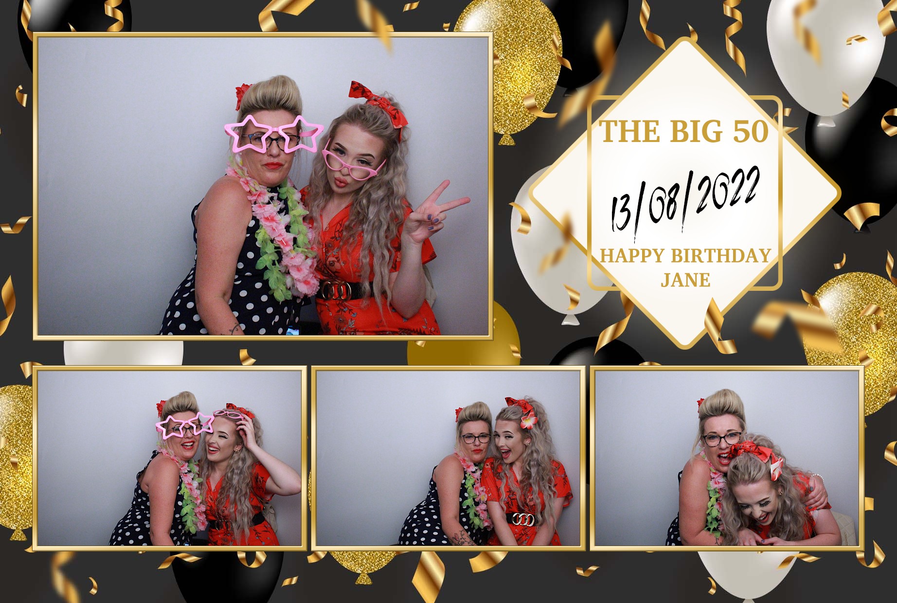Jane's 50th Birthday  | View more photos from the event at gallery.myphotoboothexperience.co.uk/u/MyPhotoBoothExperienceLtd/Janes-50th-Birthday