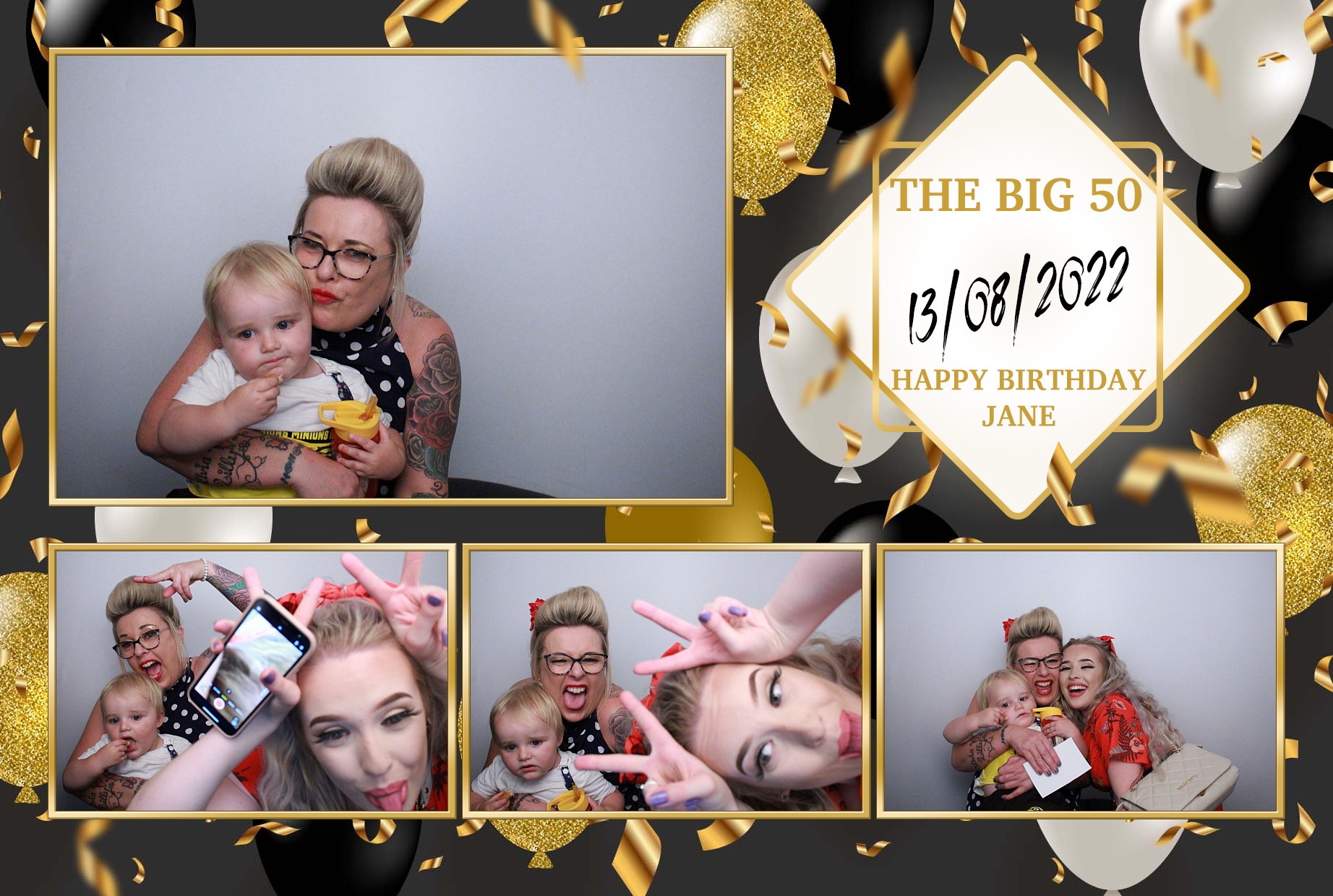 Jane's 50th Birthday  | View more photos from the event at gallery.myphotoboothexperience.co.uk/u/MyPhotoBoothExperienceLtd/Janes-50th-Birthday