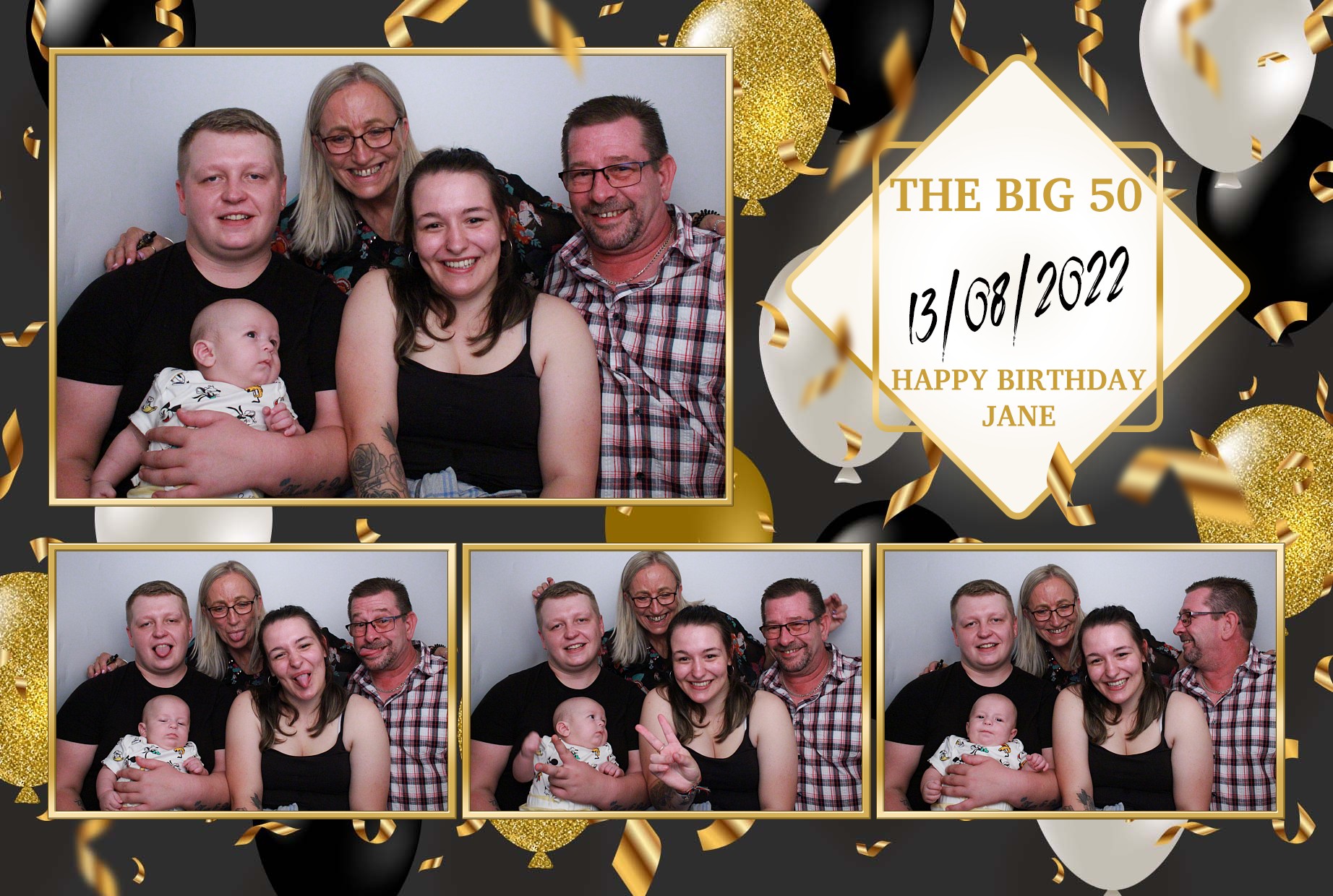 Jane's 50th Birthday  | View more photos from the event at gallery.myphotoboothexperience.co.uk/u/MyPhotoBoothExperienceLtd/Janes-50th-Birthday