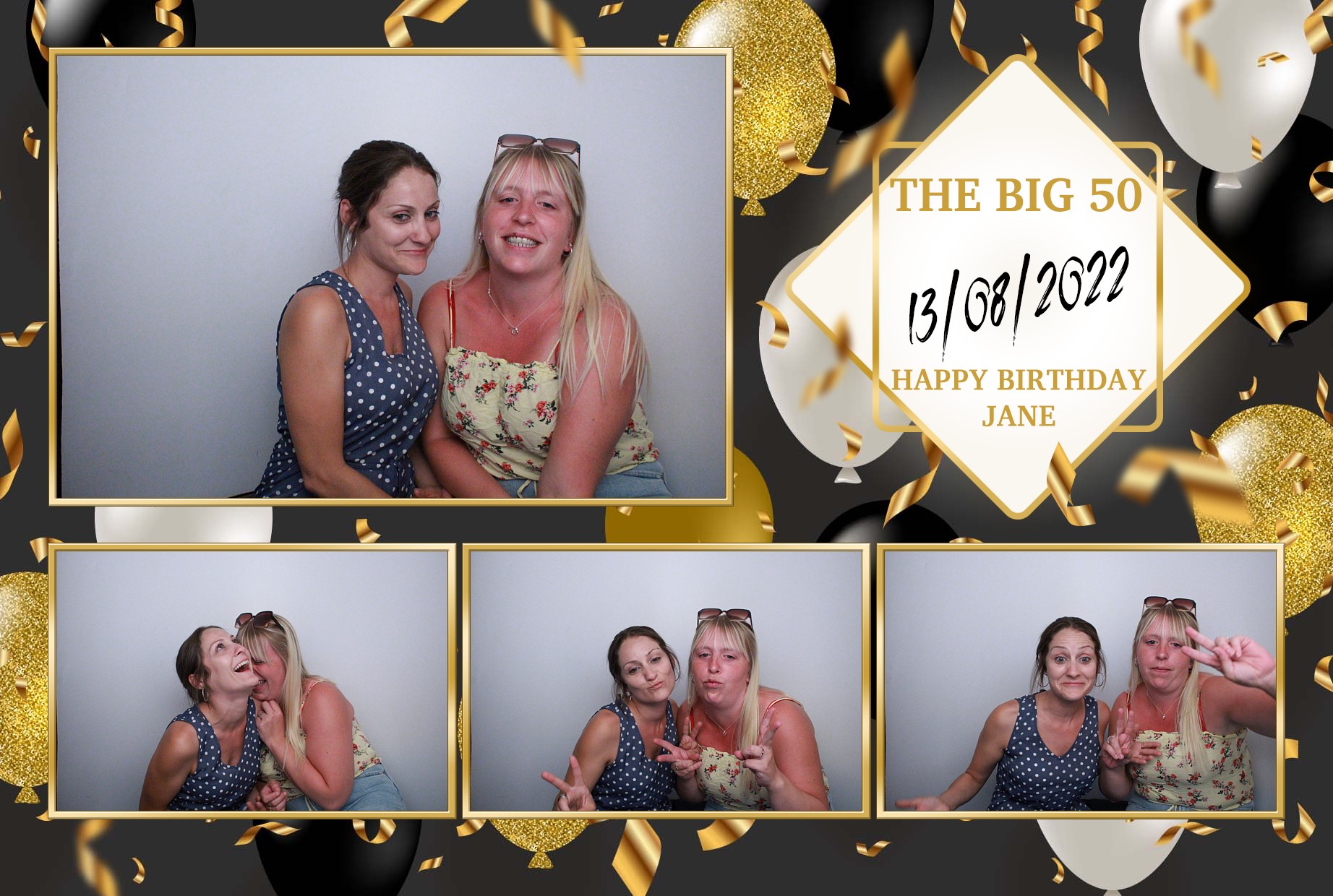 Jane's 50th Birthday  | View more photos from the event at gallery.myphotoboothexperience.co.uk/u/MyPhotoBoothExperienceLtd/Janes-50th-Birthday