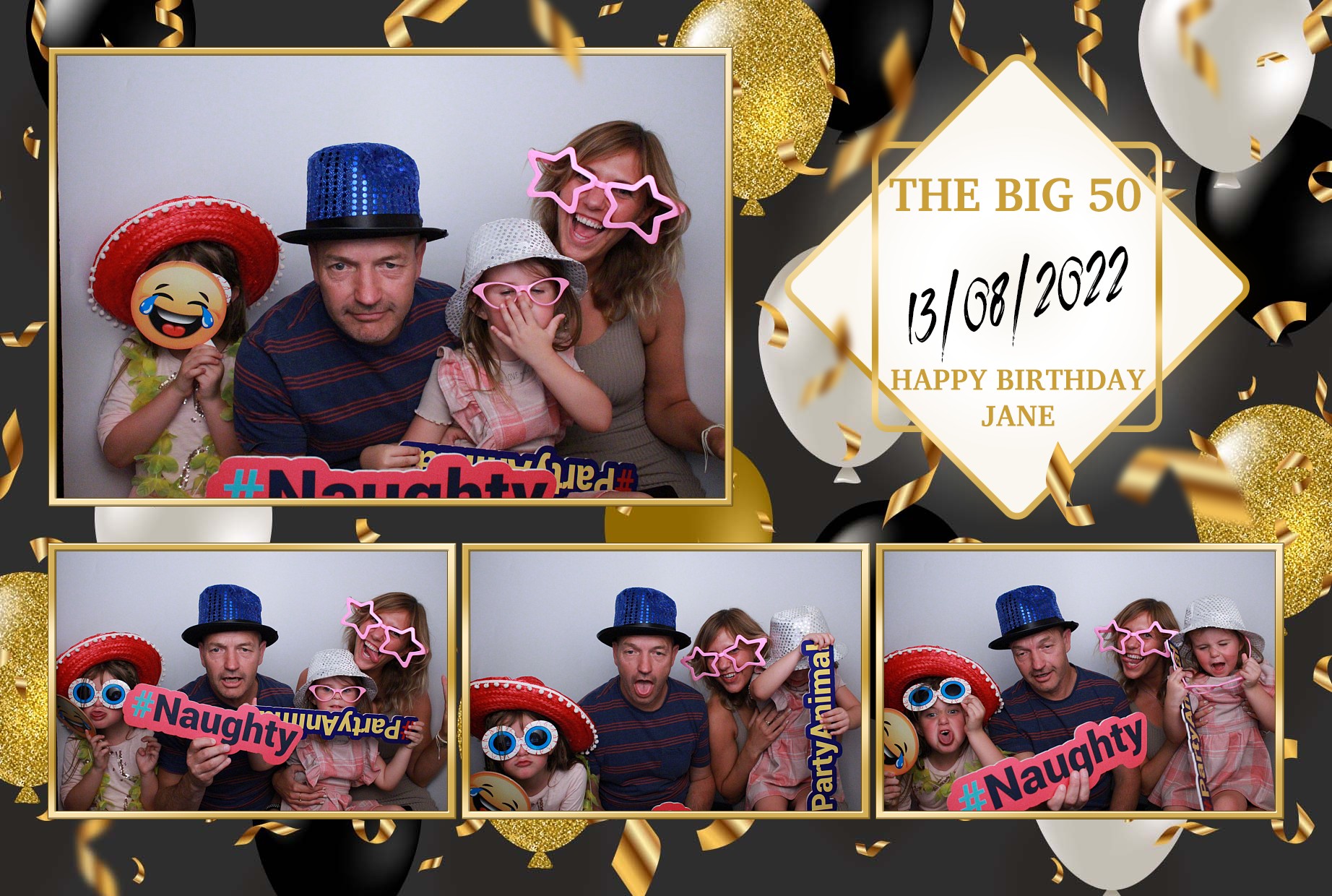 Jane's 50th Birthday  | View more photos from the event at gallery.myphotoboothexperience.co.uk/u/MyPhotoBoothExperienceLtd/Janes-50th-Birthday