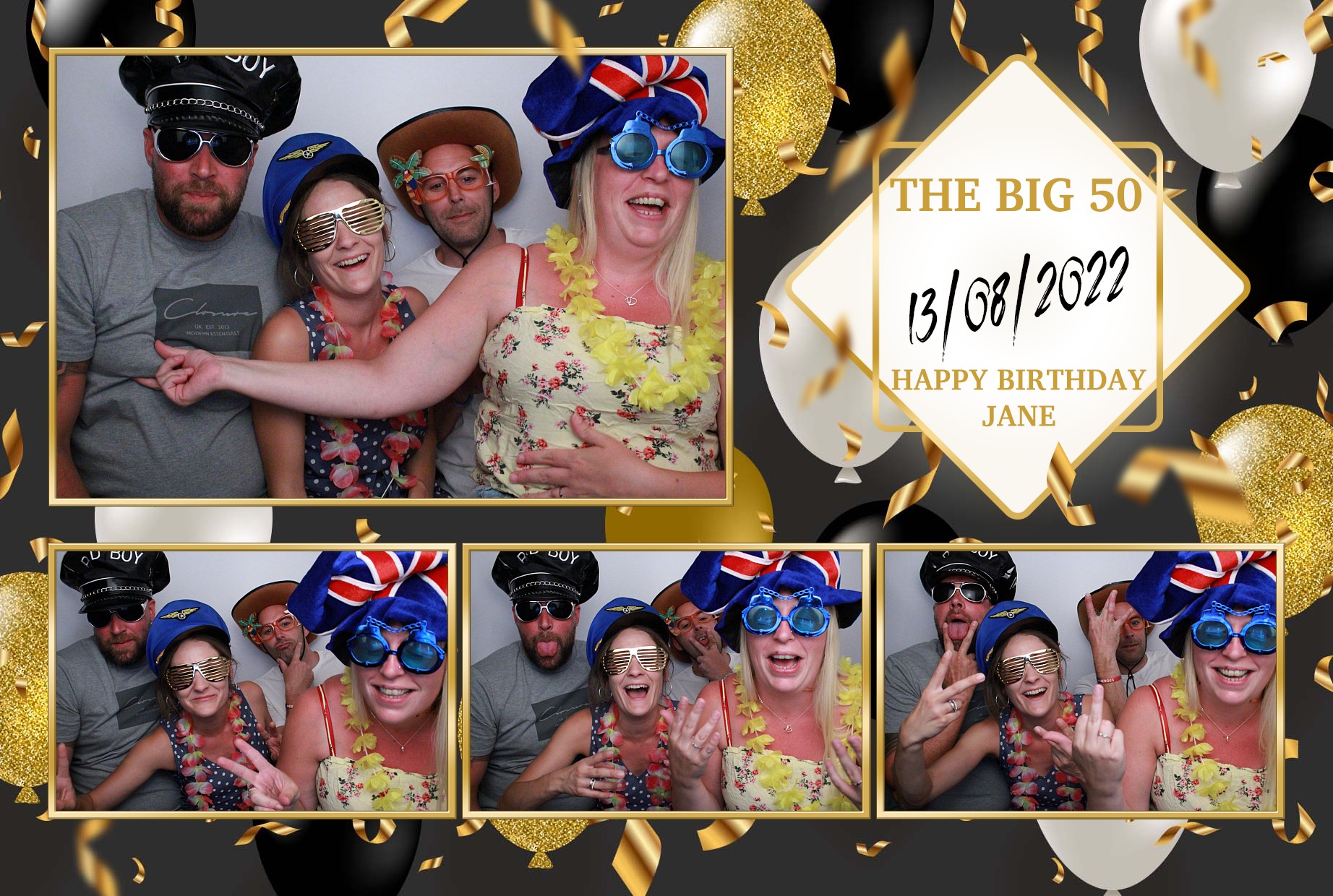Jane's 50th Birthday  | View more photos from the event at gallery.myphotoboothexperience.co.uk/u/MyPhotoBoothExperienceLtd/Janes-50th-Birthday