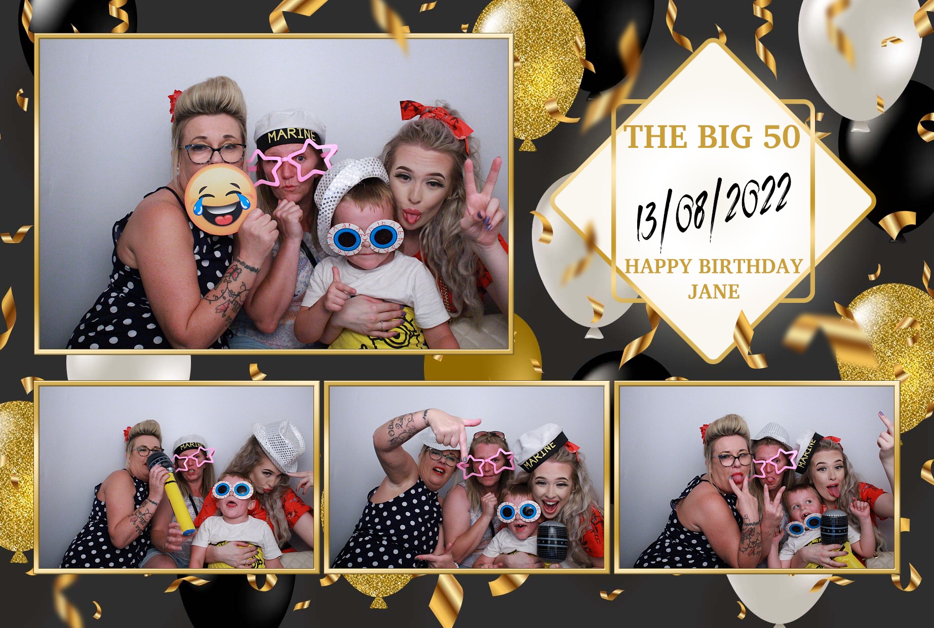Jane's 50th Birthday  | View more photos from the event at gallery.myphotoboothexperience.co.uk/u/MyPhotoBoothExperienceLtd/Janes-50th-Birthday