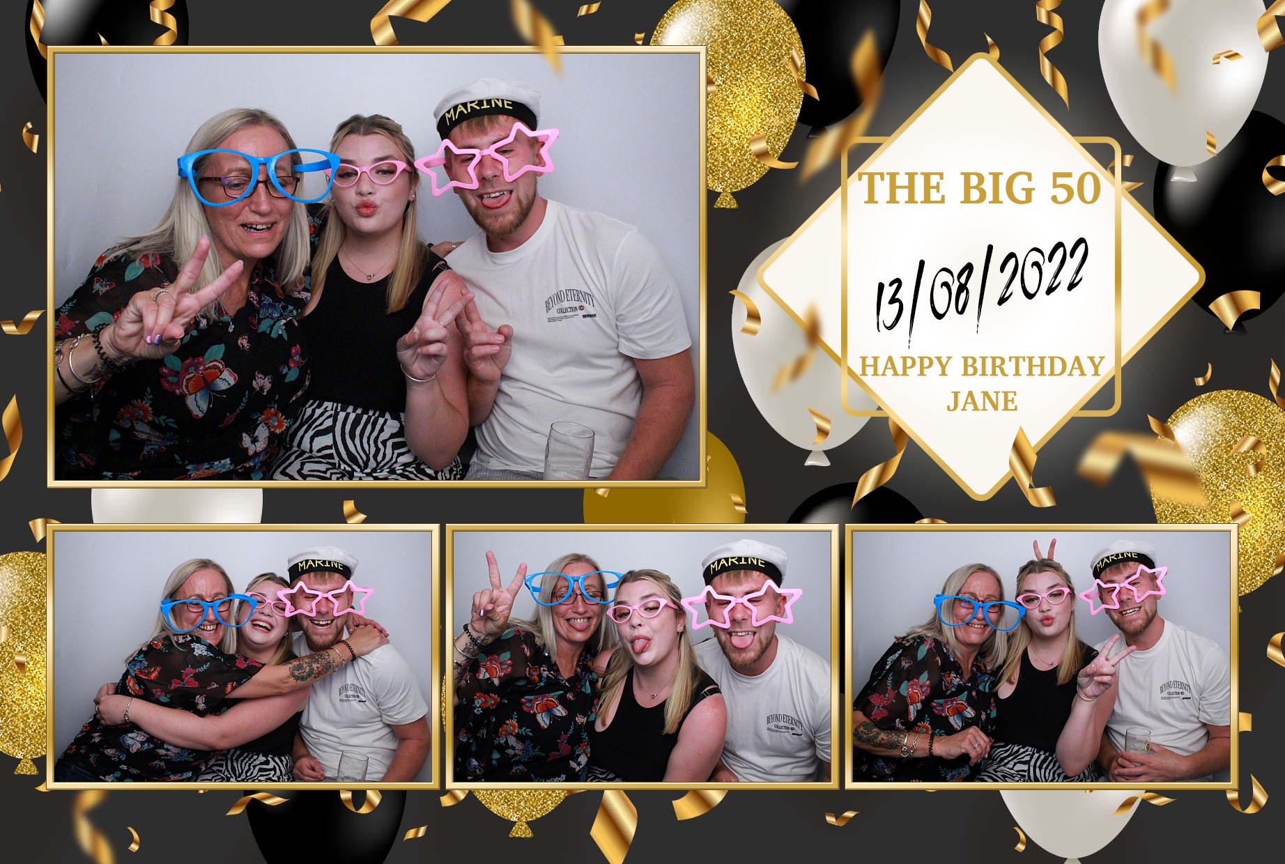 Jane's 50th Birthday  | View more photos from the event at gallery.myphotoboothexperience.co.uk/u/MyPhotoBoothExperienceLtd/Janes-50th-Birthday