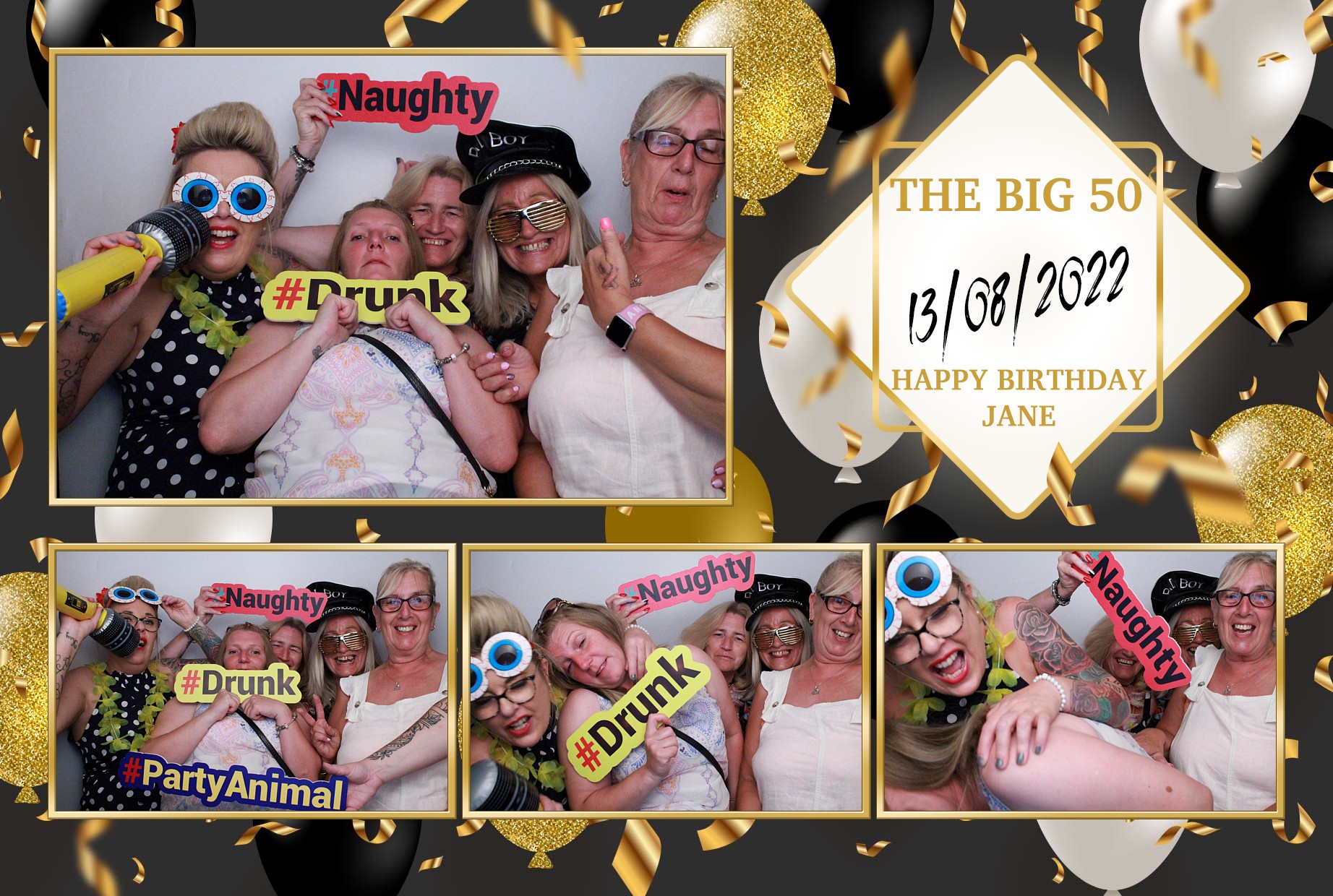 Jane's 50th Birthday  | View more photos from the event at gallery.myphotoboothexperience.co.uk/u/MyPhotoBoothExperienceLtd/Janes-50th-Birthday
