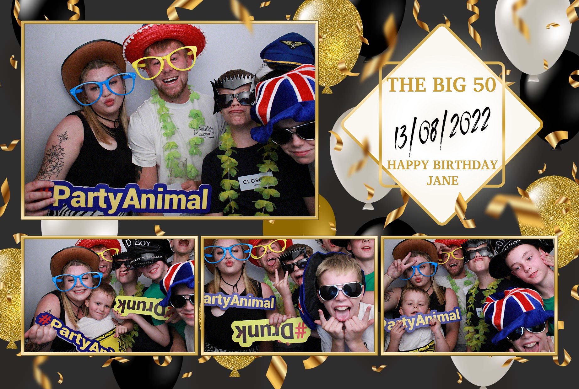 Jane's 50th Birthday  | View more photos from the event at gallery.myphotoboothexperience.co.uk/u/MyPhotoBoothExperienceLtd/Janes-50th-Birthday
