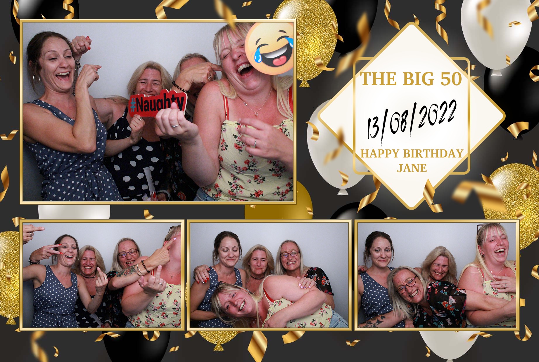Jane's 50th Birthday  | View more photos from the event at gallery.myphotoboothexperience.co.uk/u/MyPhotoBoothExperienceLtd/Janes-50th-Birthday