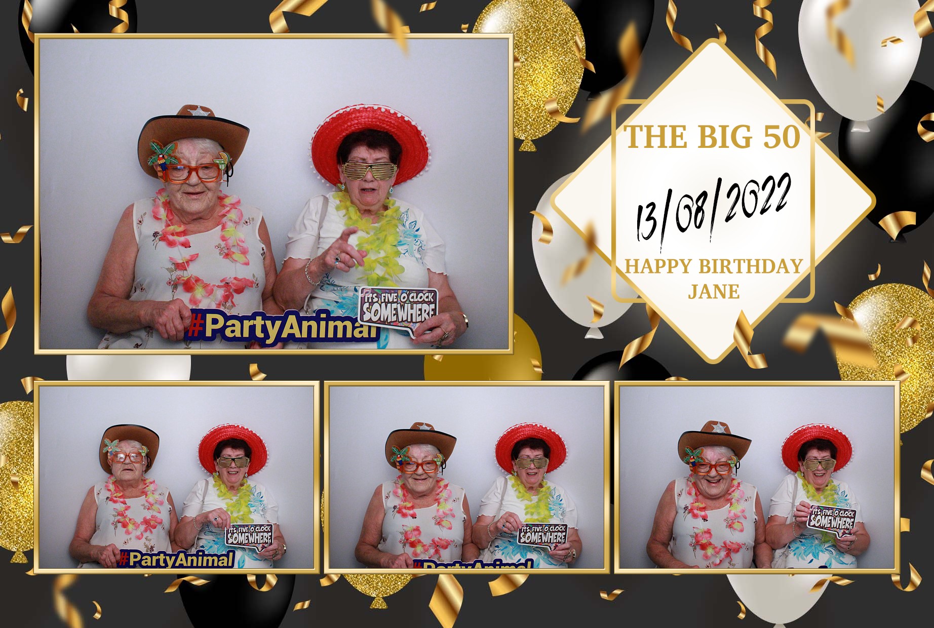 Jane's 50th Birthday  | View more photos from the event at gallery.myphotoboothexperience.co.uk/u/MyPhotoBoothExperienceLtd/Janes-50th-Birthday
