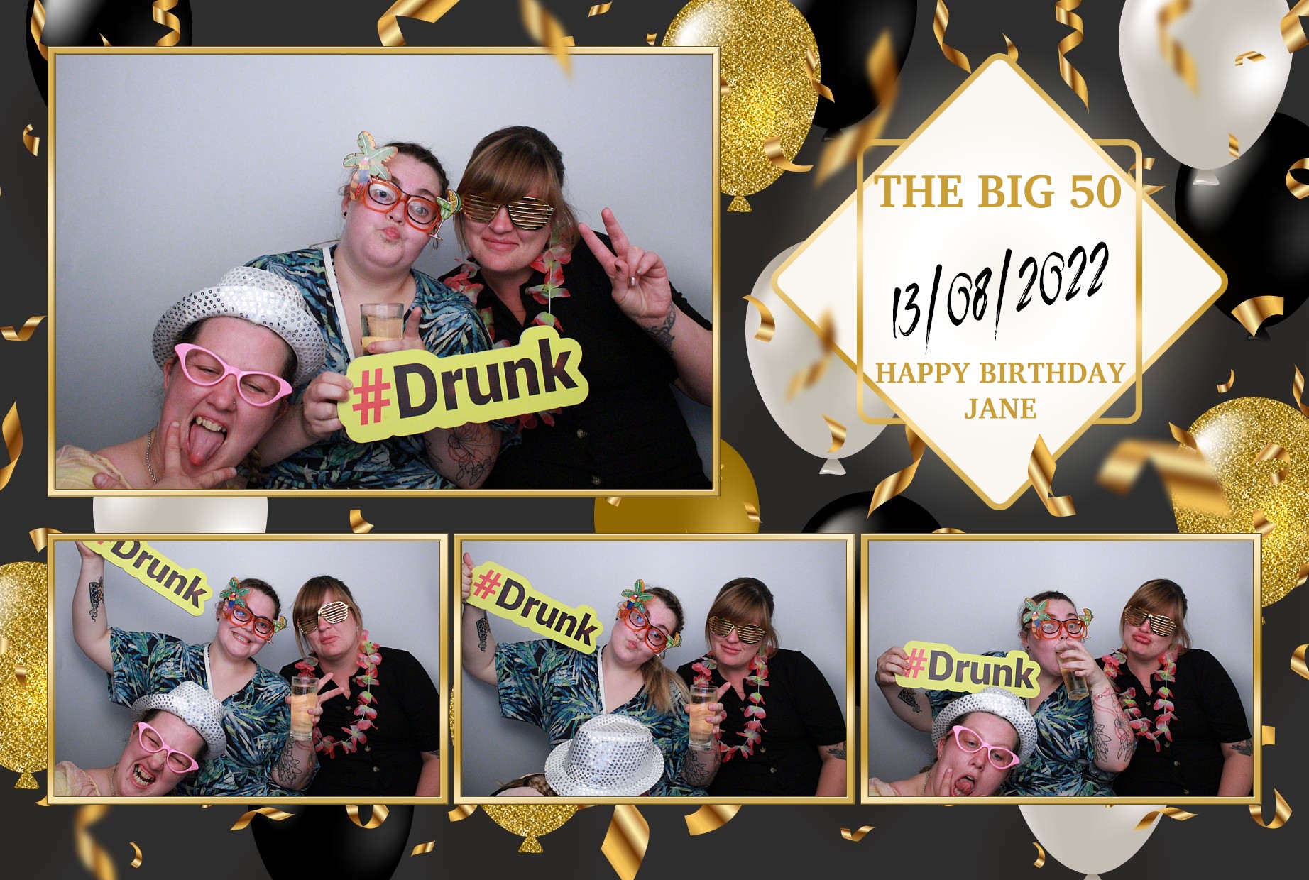 Jane's 50th Birthday  | View more photos from the event at gallery.myphotoboothexperience.co.uk/u/MyPhotoBoothExperienceLtd/Janes-50th-Birthday