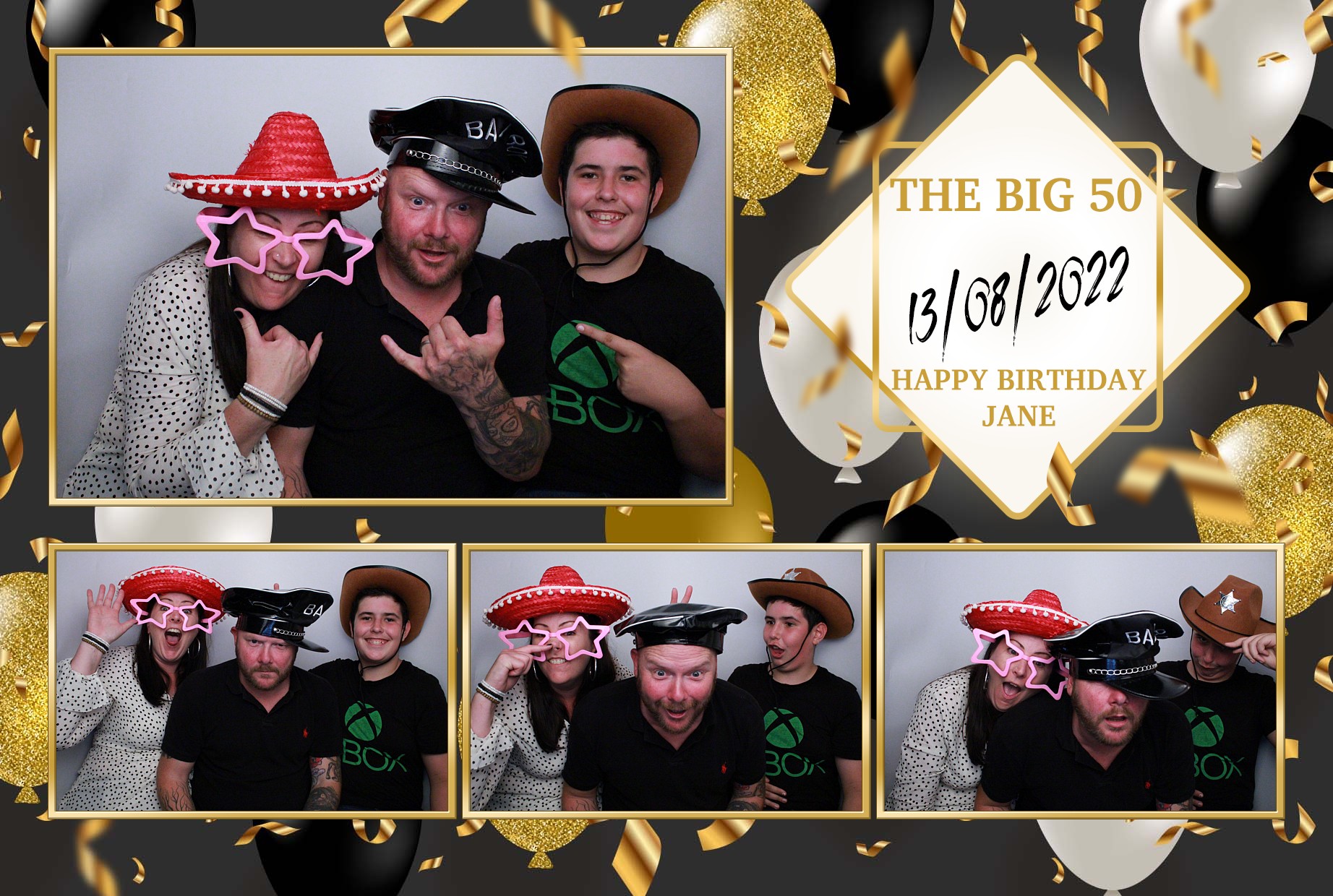 Jane's 50th Birthday  | View more photos from the event at gallery.myphotoboothexperience.co.uk/u/MyPhotoBoothExperienceLtd/Janes-50th-Birthday