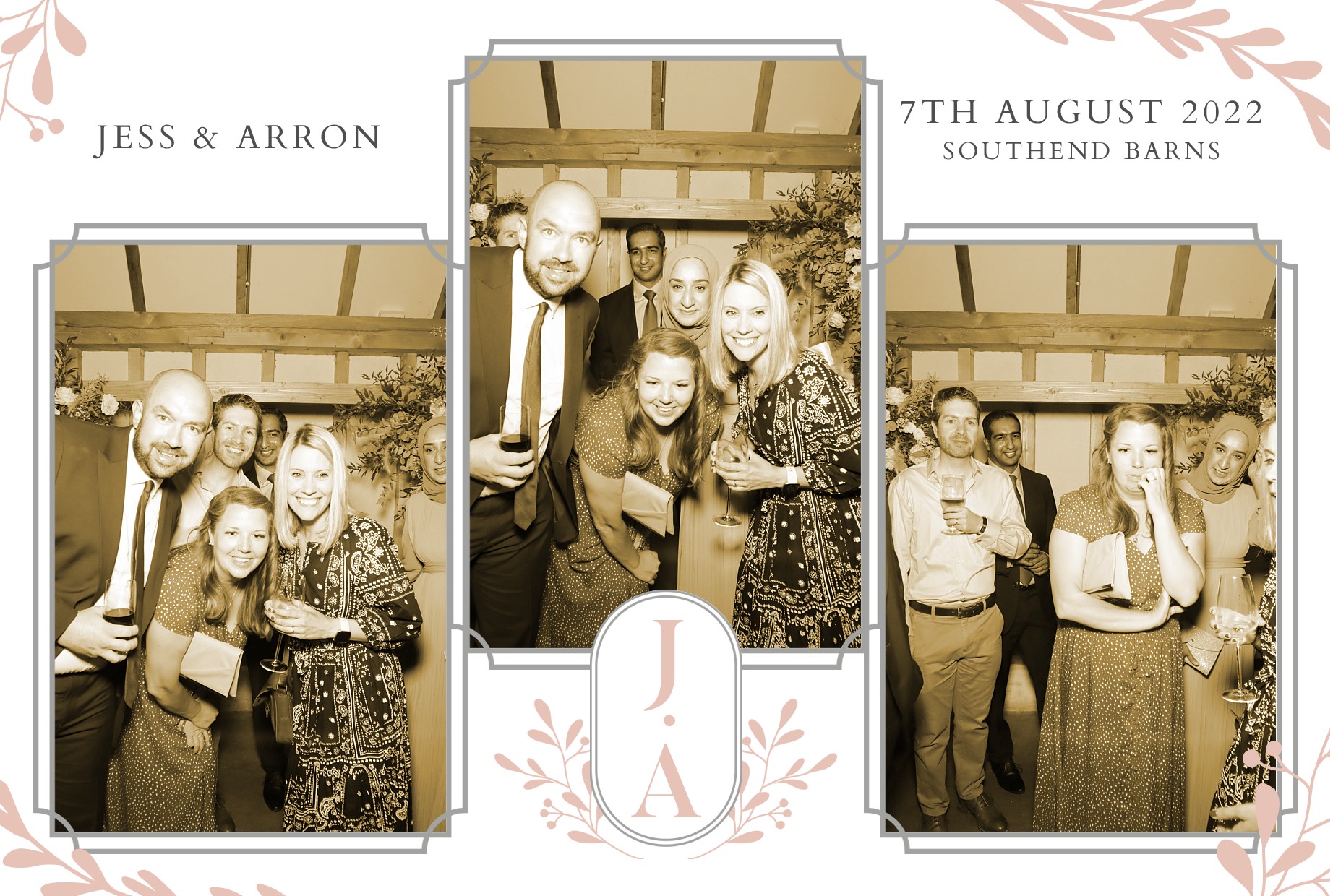 Jess & Arron's Wedding | View more photos from the event at gallery.myphotoboothexperience.co.uk/u/MyPhotoBoothExperienceLtd/Jess-Arrons-Wedding