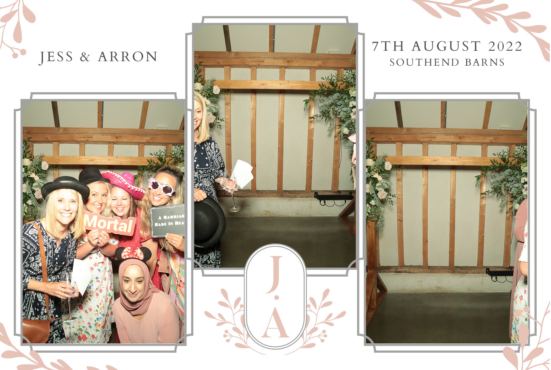 Jess & Arron's Wedding | View more photos from the event at gallery.myphotoboothexperience.co.uk/u/MyPhotoBoothExperienceLtd/Jess-Arrons-Wedding