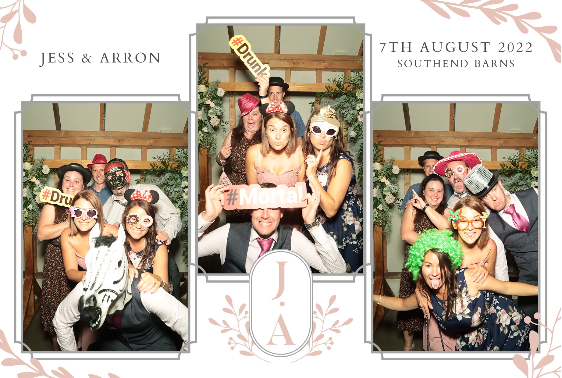 Jess & Arron's Wedding | View more photos from the event at gallery.myphotoboothexperience.co.uk/u/MyPhotoBoothExperienceLtd/Jess-Arrons-Wedding
