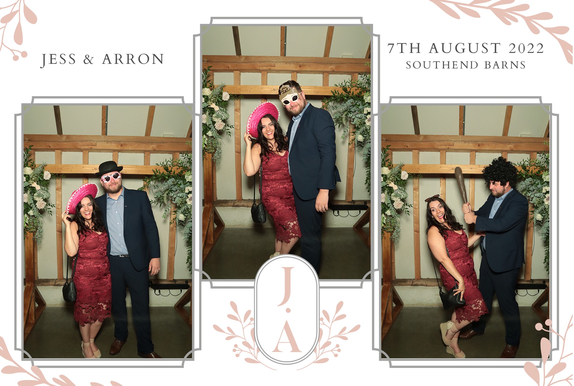 Jess & Arron's Wedding | View more photos from the event at gallery.myphotoboothexperience.co.uk/u/MyPhotoBoothExperienceLtd/Jess-Arrons-Wedding