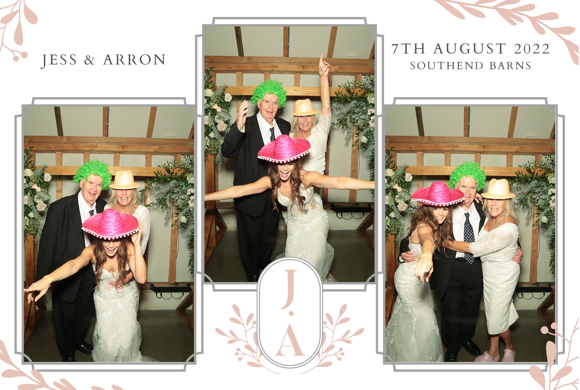Jess & Arron's Wedding | View more photos from the event at gallery.myphotoboothexperience.co.uk/u/MyPhotoBoothExperienceLtd/Jess-Arrons-Wedding