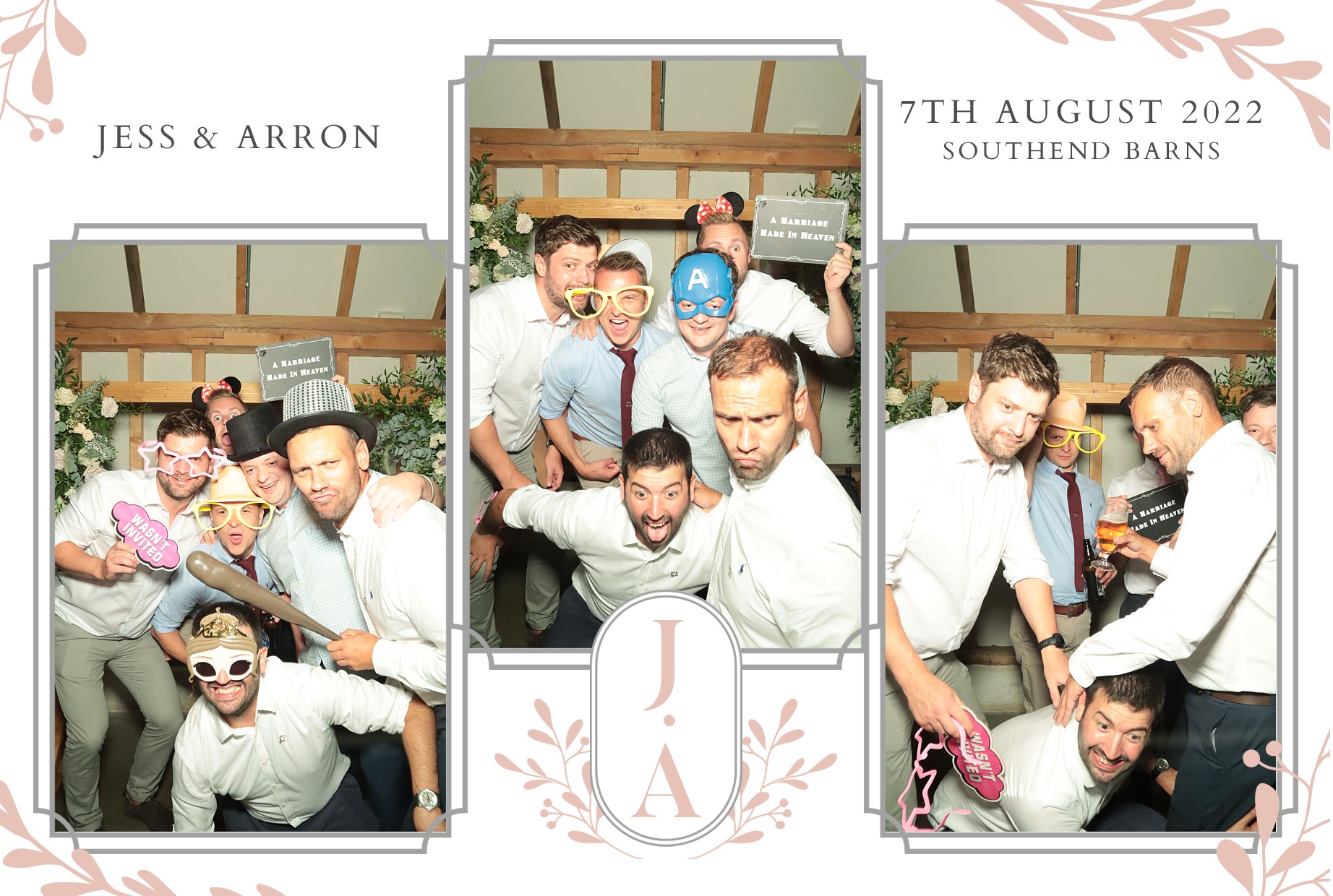 Jess & Arron's Wedding | View more photos from the event at gallery.myphotoboothexperience.co.uk/u/MyPhotoBoothExperienceLtd/Jess-Arrons-Wedding