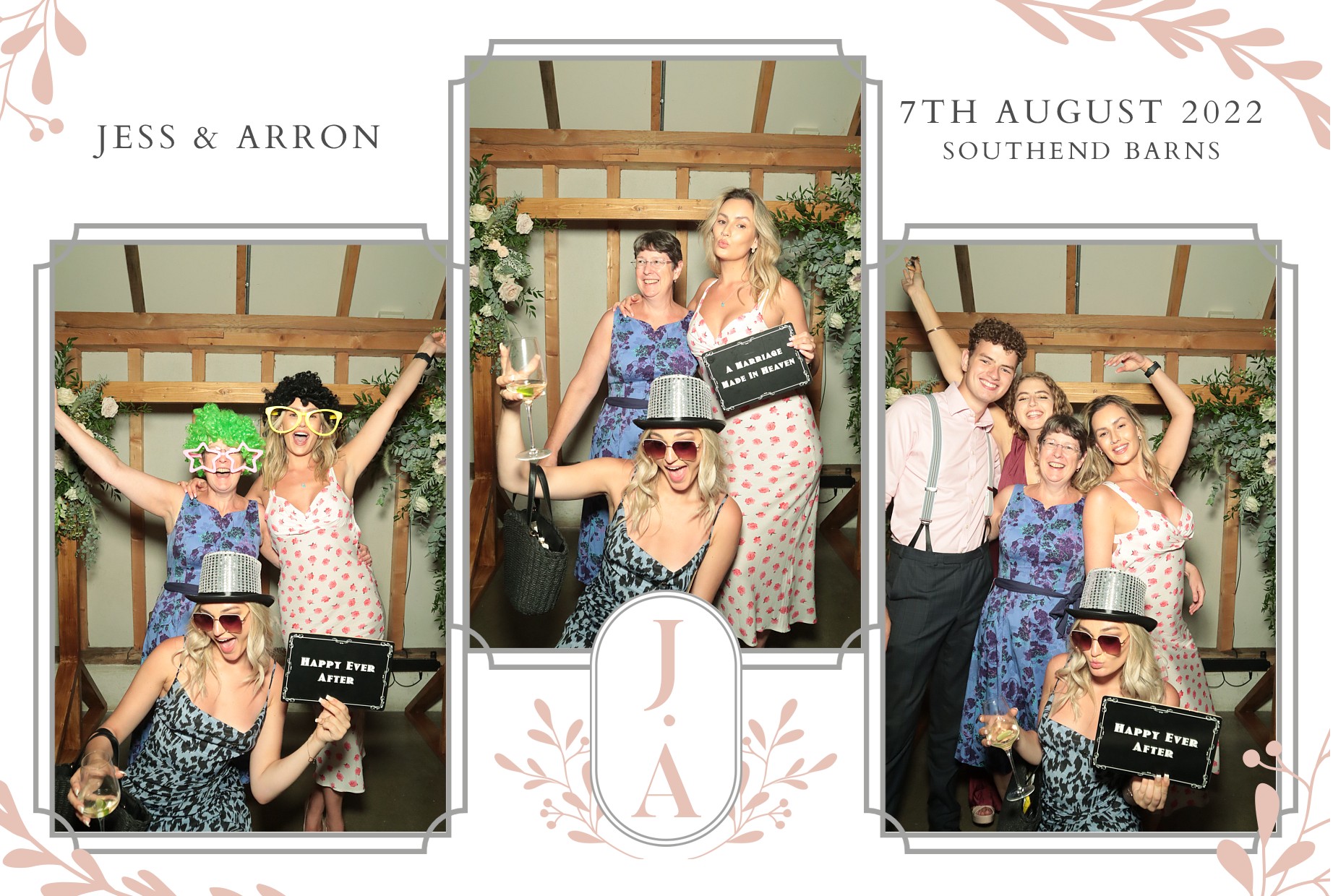 Jess & Arron's Wedding | View more photos from the event at gallery.myphotoboothexperience.co.uk/u/MyPhotoBoothExperienceLtd/Jess-Arrons-Wedding