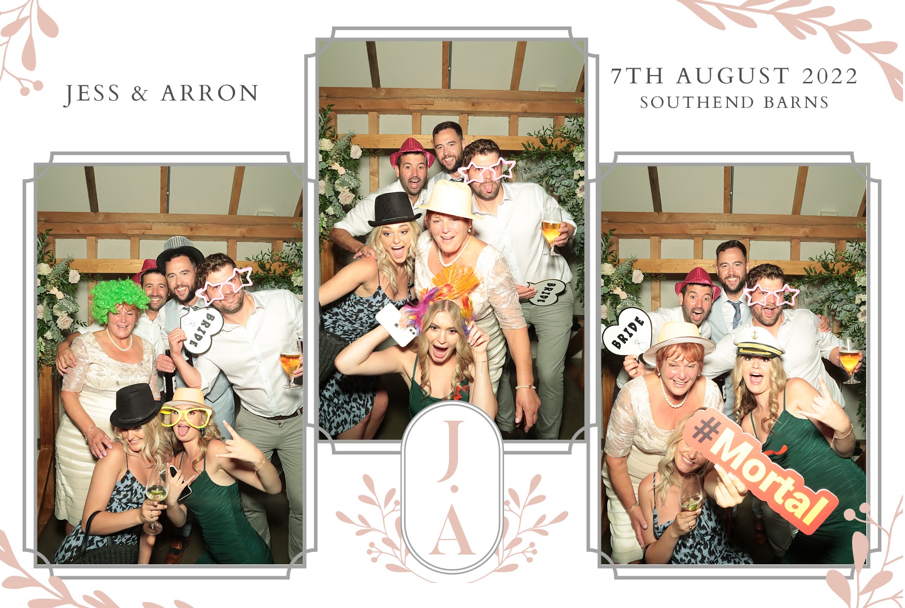 Jess & Arron's Wedding | View more photos from the event at gallery.myphotoboothexperience.co.uk/u/MyPhotoBoothExperienceLtd/Jess-Arrons-Wedding