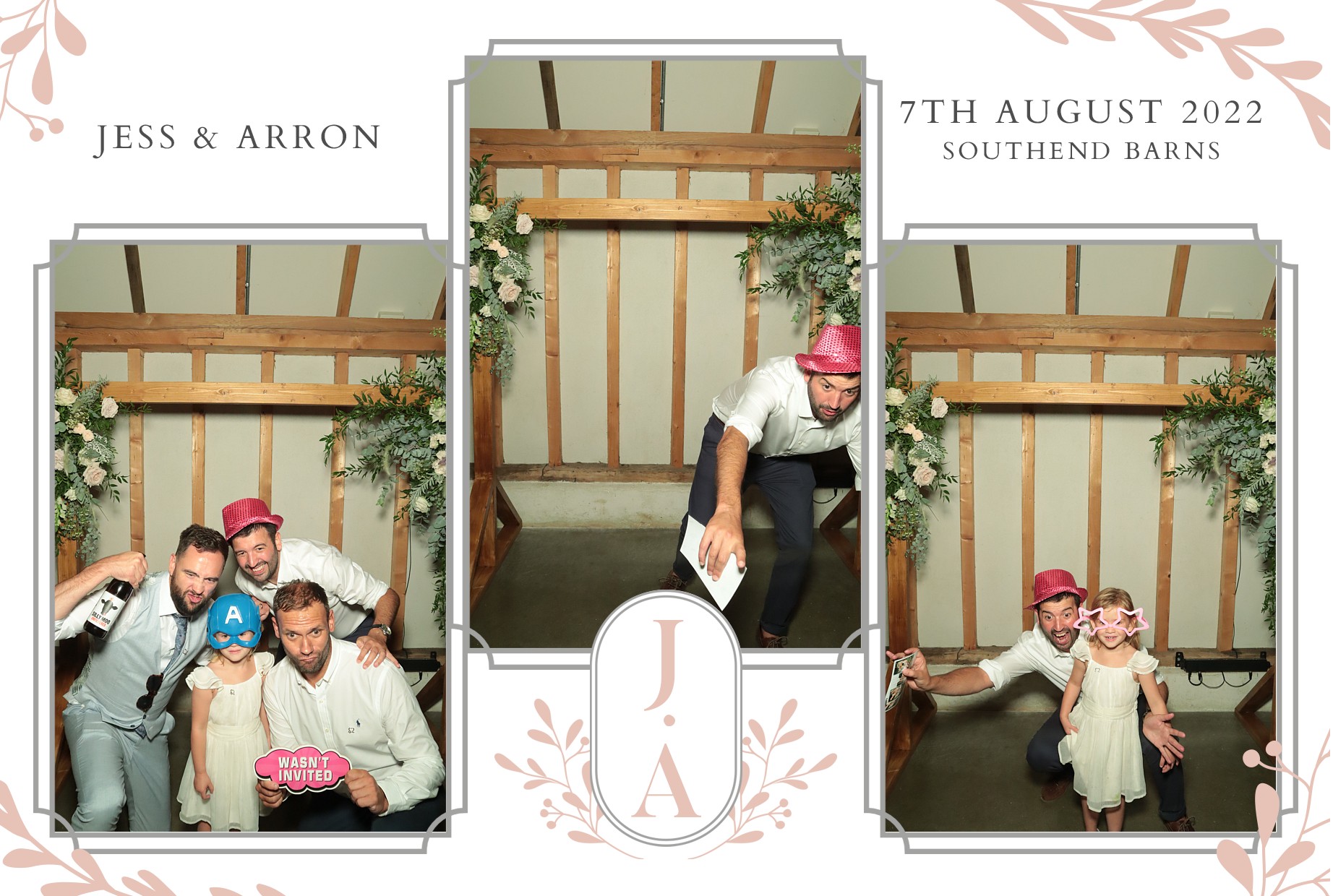 Jess & Arron's Wedding | View more photos from the event at gallery.myphotoboothexperience.co.uk/u/MyPhotoBoothExperienceLtd/Jess-Arrons-Wedding