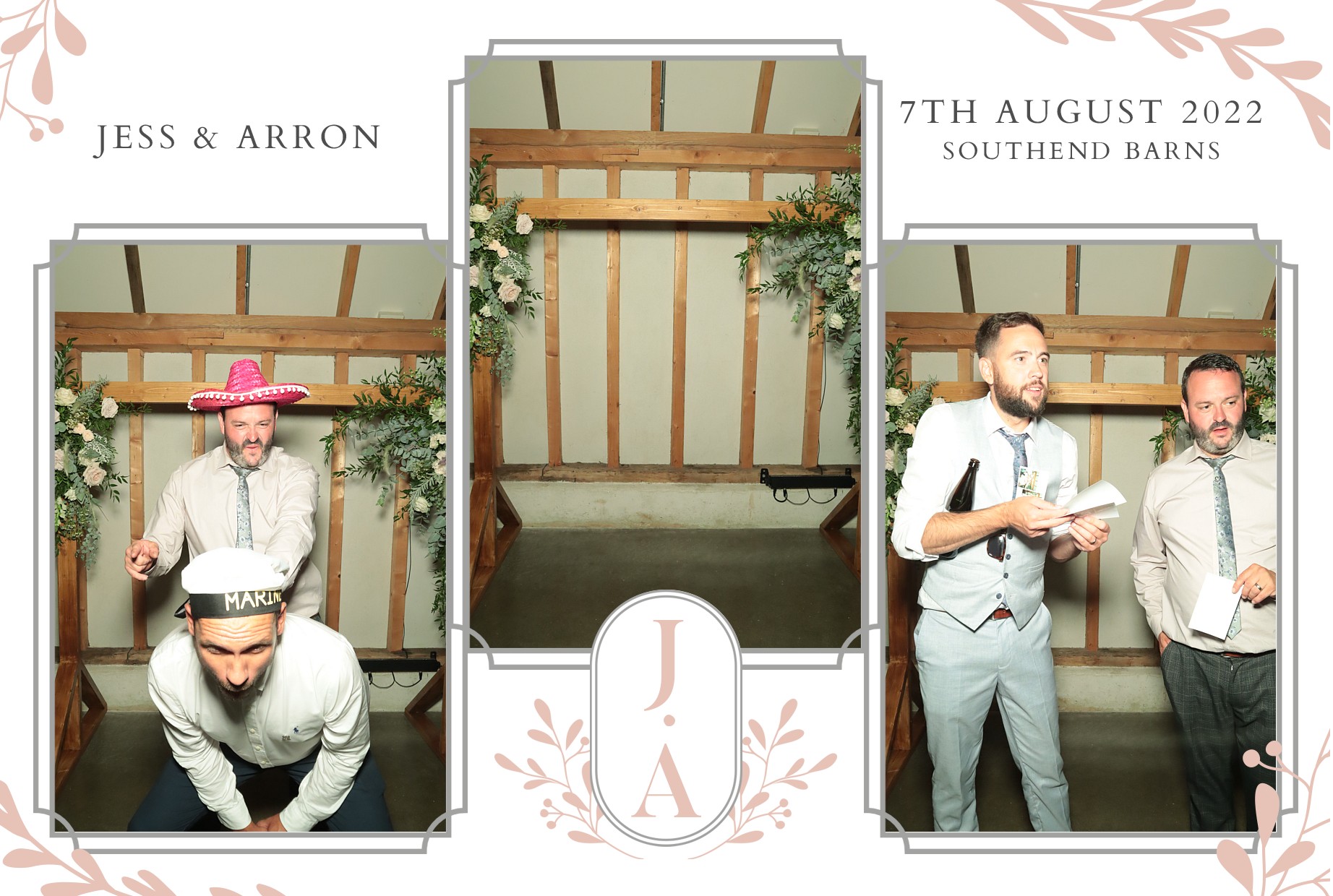 Jess & Arron's Wedding | View more photos from the event at gallery.myphotoboothexperience.co.uk/u/MyPhotoBoothExperienceLtd/Jess-Arrons-Wedding