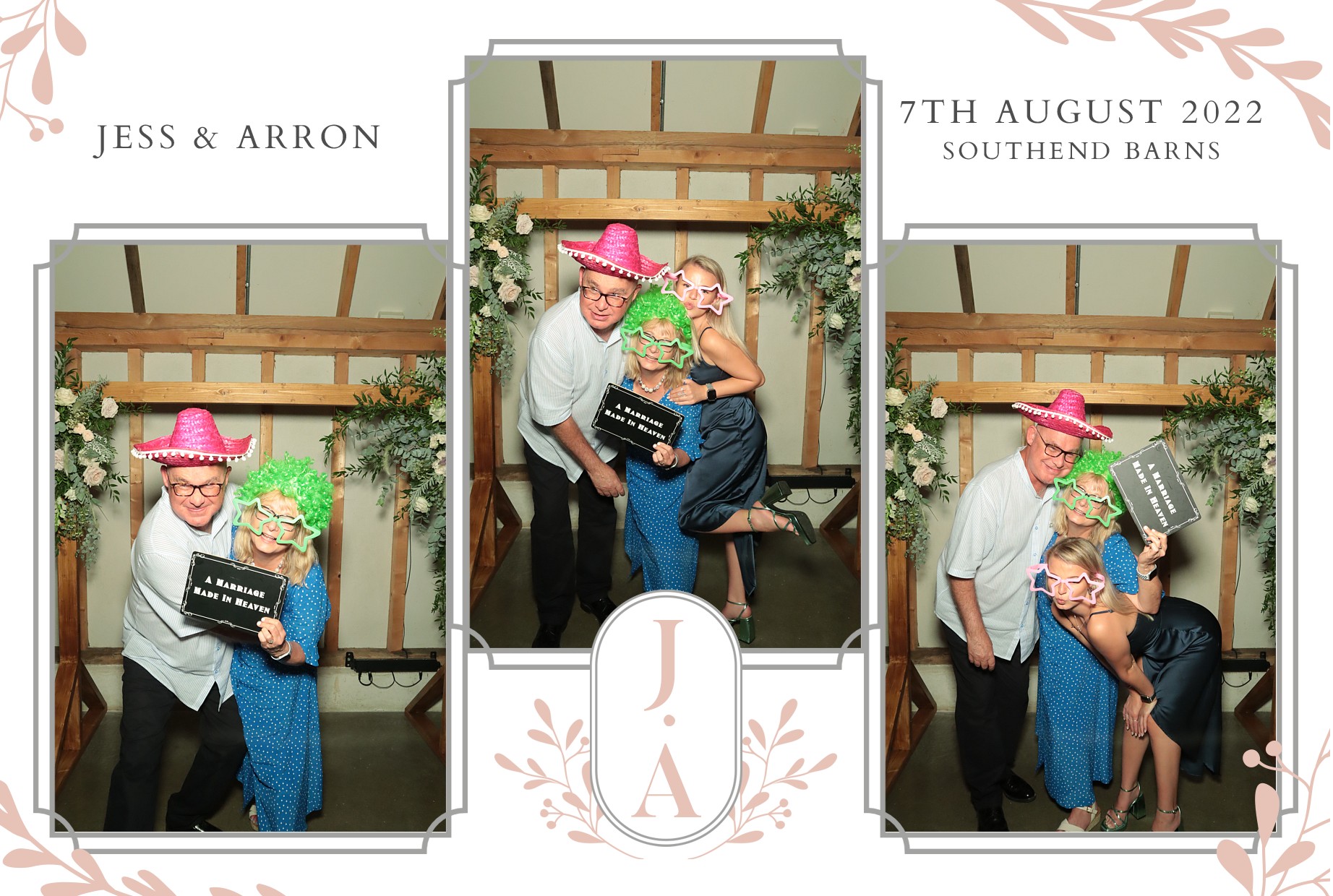 Jess & Arron's Wedding | View more photos from the event at gallery.myphotoboothexperience.co.uk/u/MyPhotoBoothExperienceLtd/Jess-Arrons-Wedding