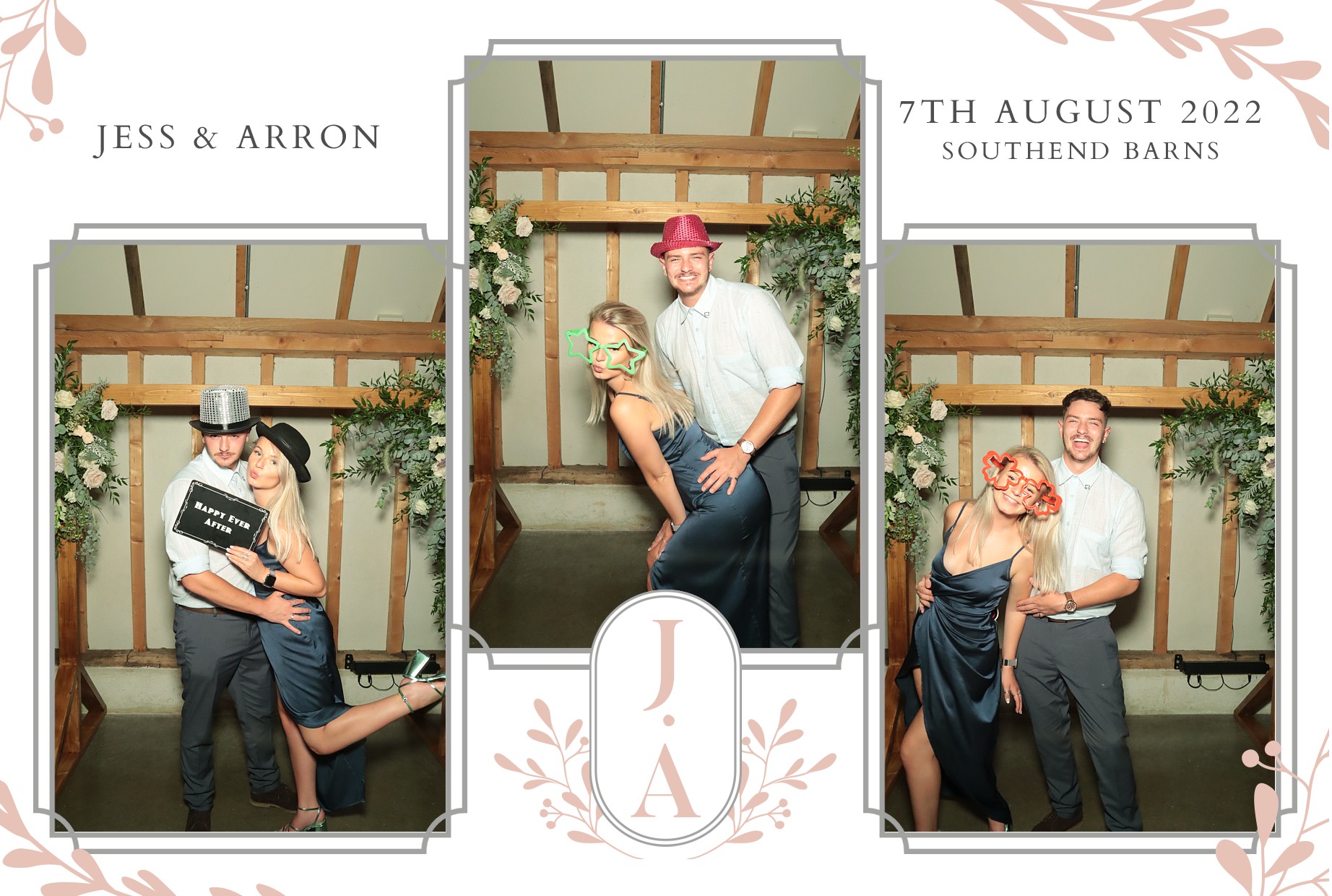 Jess & Arron's Wedding | View more photos from the event at gallery.myphotoboothexperience.co.uk/u/MyPhotoBoothExperienceLtd/Jess-Arrons-Wedding