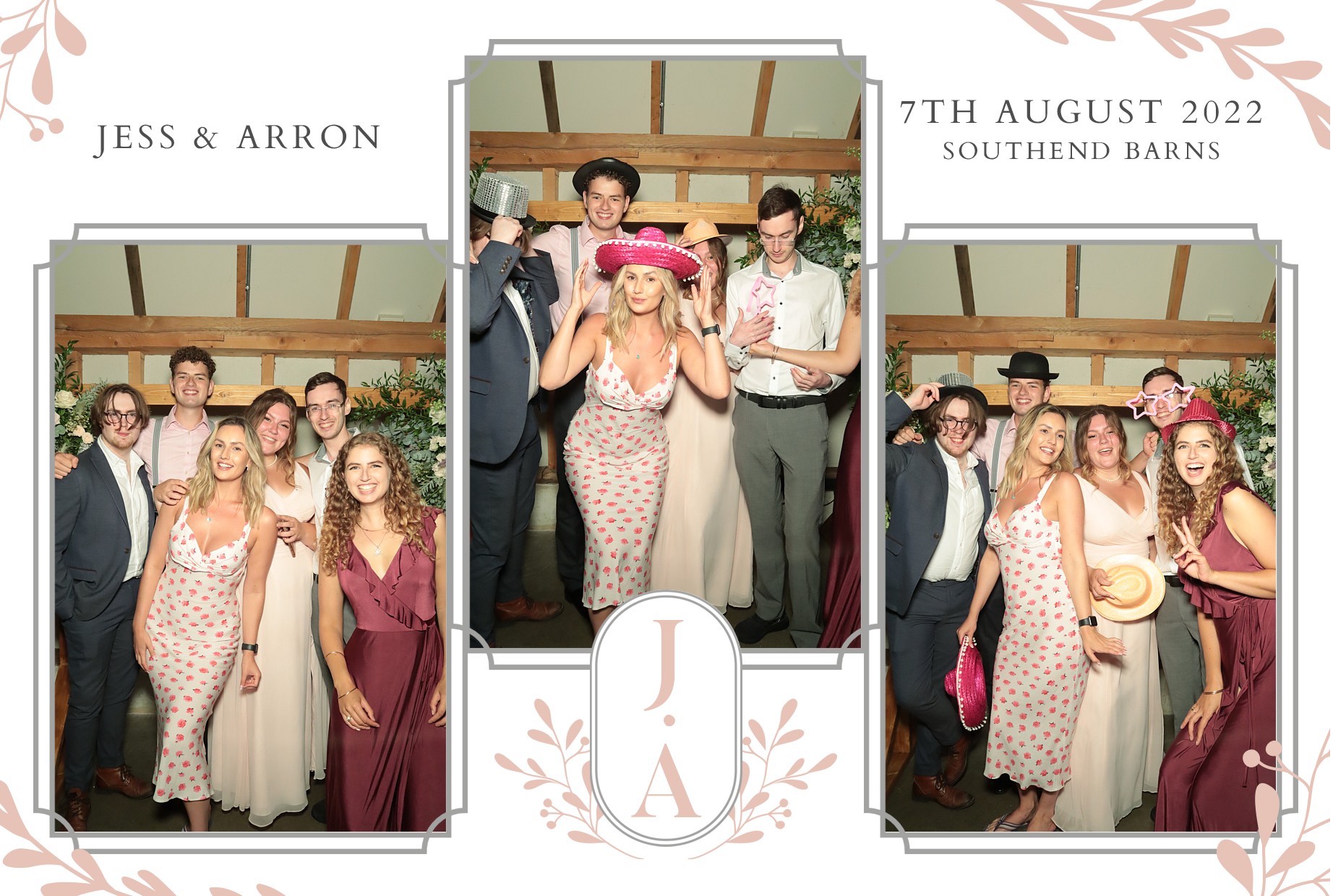 Jess & Arron's Wedding | View more photos from the event at gallery.myphotoboothexperience.co.uk/u/MyPhotoBoothExperienceLtd/Jess-Arrons-Wedding