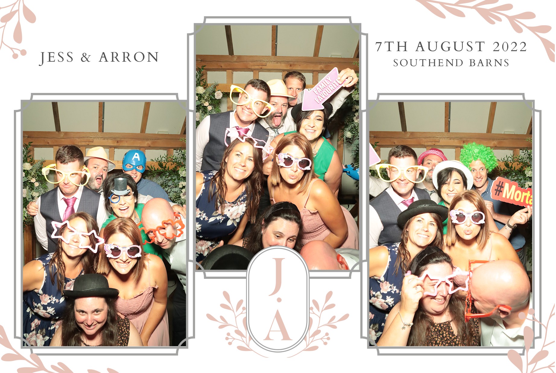 Jess & Arron's Wedding | View more photos from the event at gallery.myphotoboothexperience.co.uk/u/MyPhotoBoothExperienceLtd/Jess-Arrons-Wedding