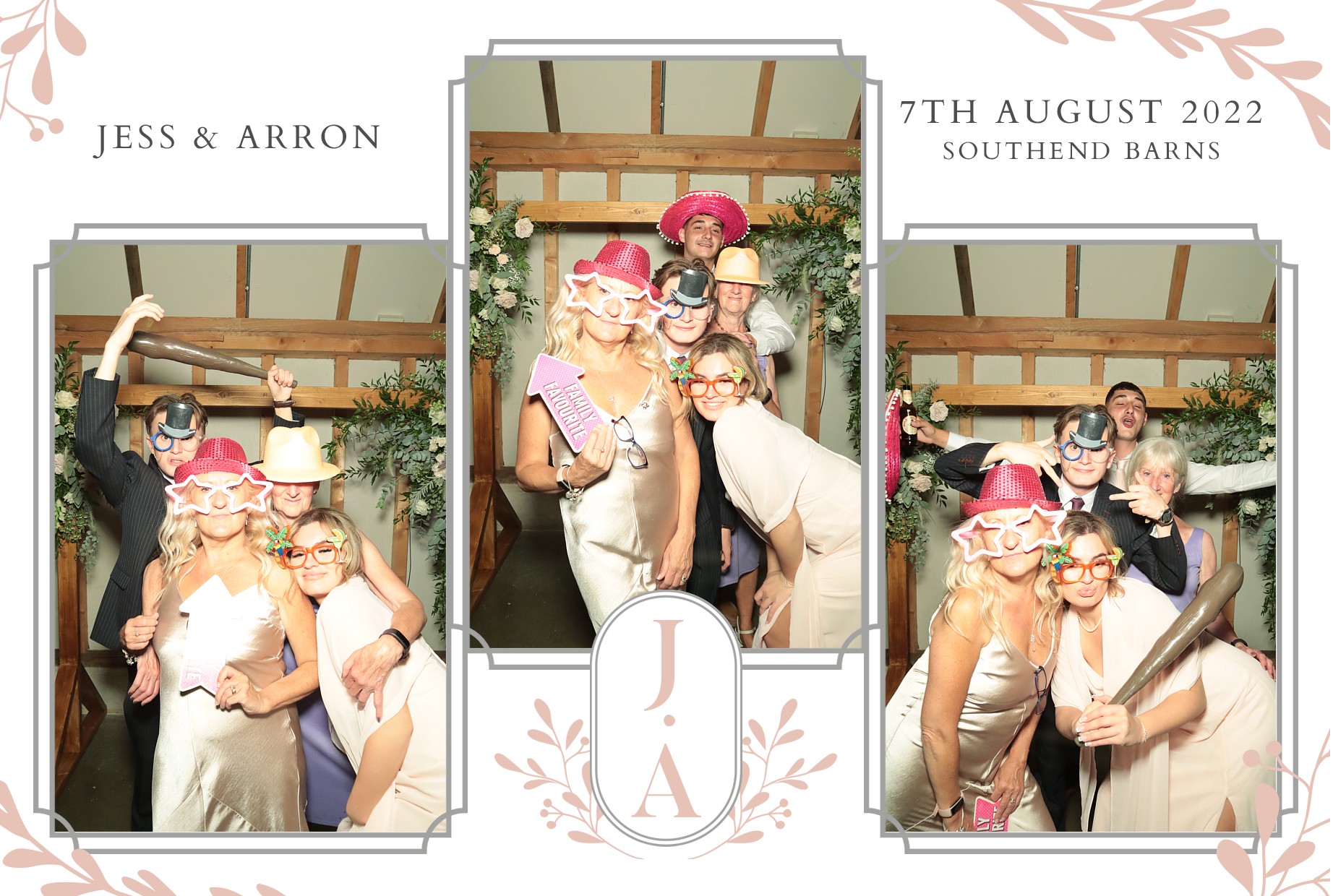 Jess & Arron's Wedding | View more photos from the event at gallery.myphotoboothexperience.co.uk/u/MyPhotoBoothExperienceLtd/Jess-Arrons-Wedding
