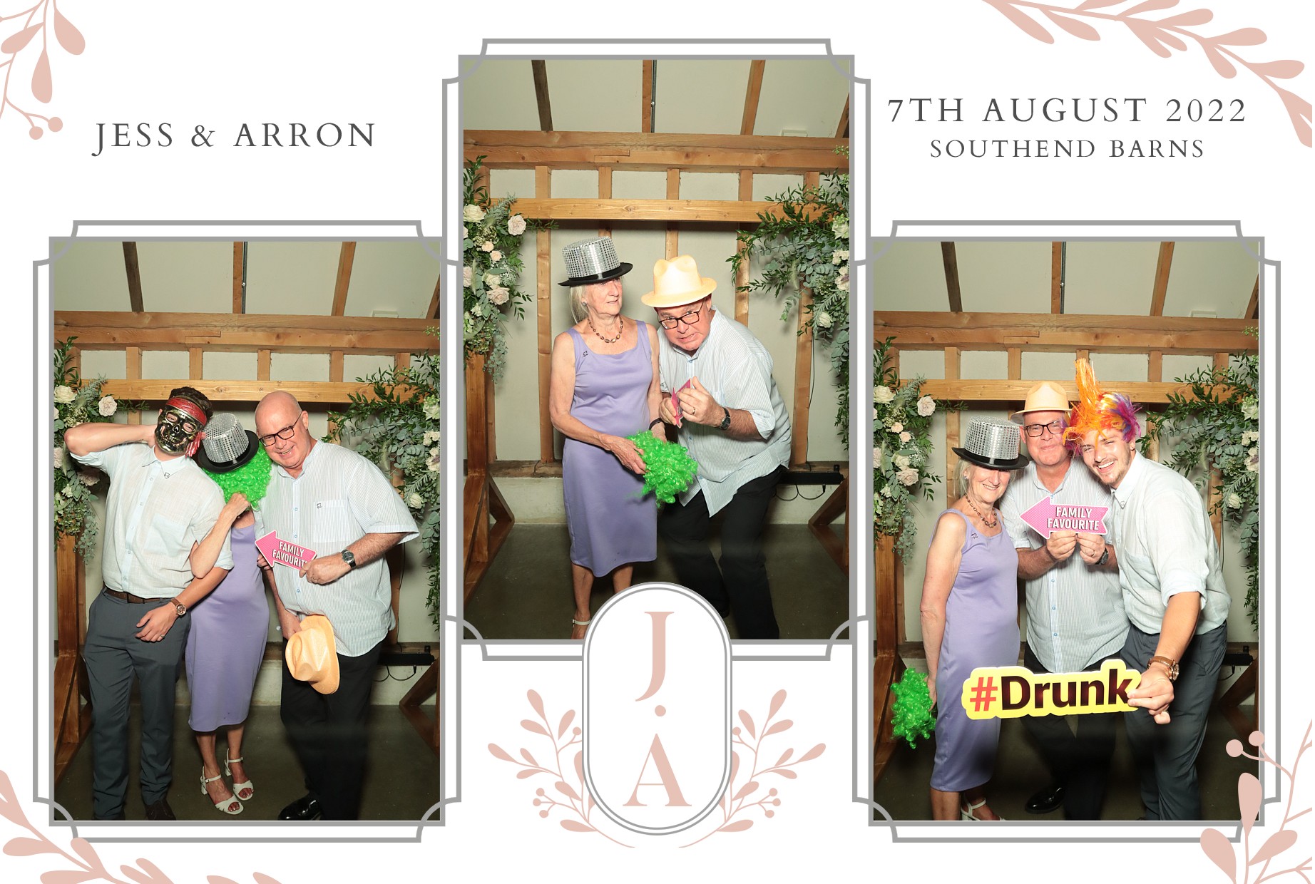 Jess & Arron's Wedding | View more photos from the event at gallery.myphotoboothexperience.co.uk/u/MyPhotoBoothExperienceLtd/Jess-Arrons-Wedding