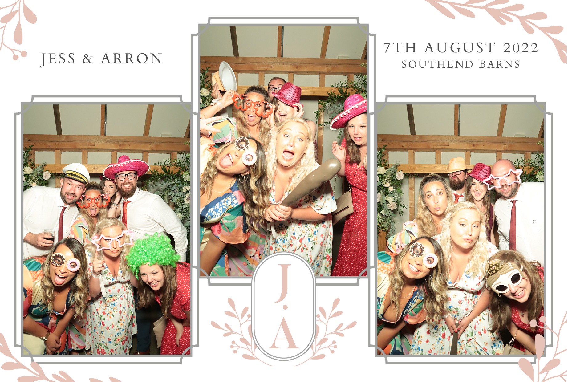 Jess & Arron's Wedding | View more photos from the event at gallery.myphotoboothexperience.co.uk/u/MyPhotoBoothExperienceLtd/Jess-Arrons-Wedding