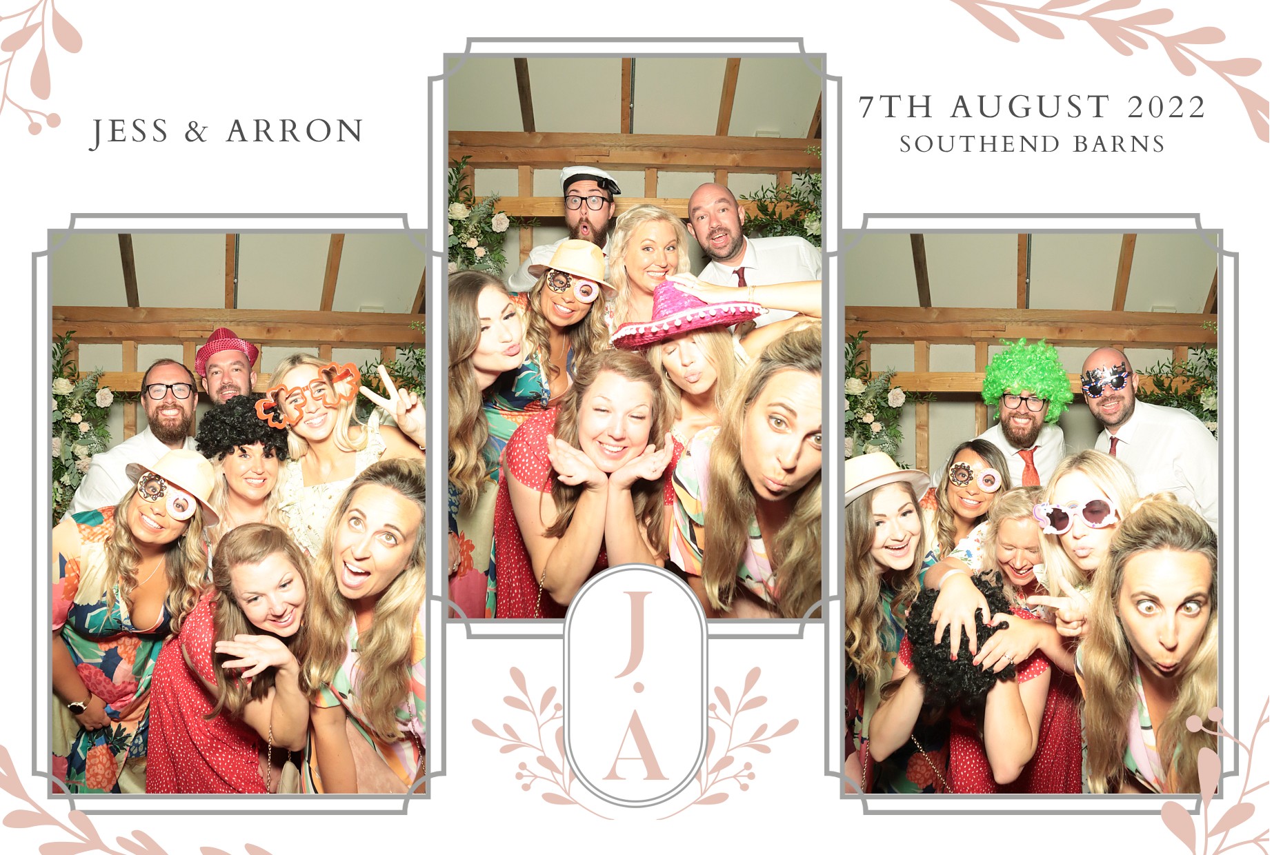 Jess & Arron's Wedding | View more photos from the event at gallery.myphotoboothexperience.co.uk/u/MyPhotoBoothExperienceLtd/Jess-Arrons-Wedding