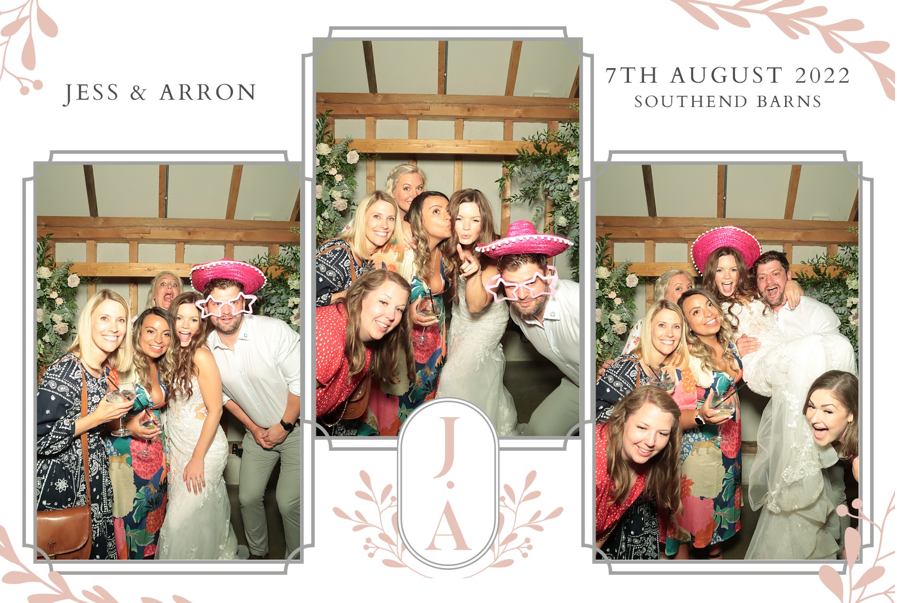 Jess & Arron's Wedding | View more photos from the event at gallery.myphotoboothexperience.co.uk/u/MyPhotoBoothExperienceLtd/Jess-Arrons-Wedding
