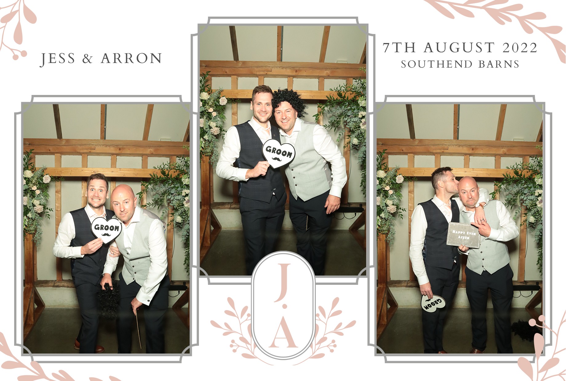 Jess & Arron's Wedding | View more photos from the event at gallery.myphotoboothexperience.co.uk/u/MyPhotoBoothExperienceLtd/Jess-Arrons-Wedding