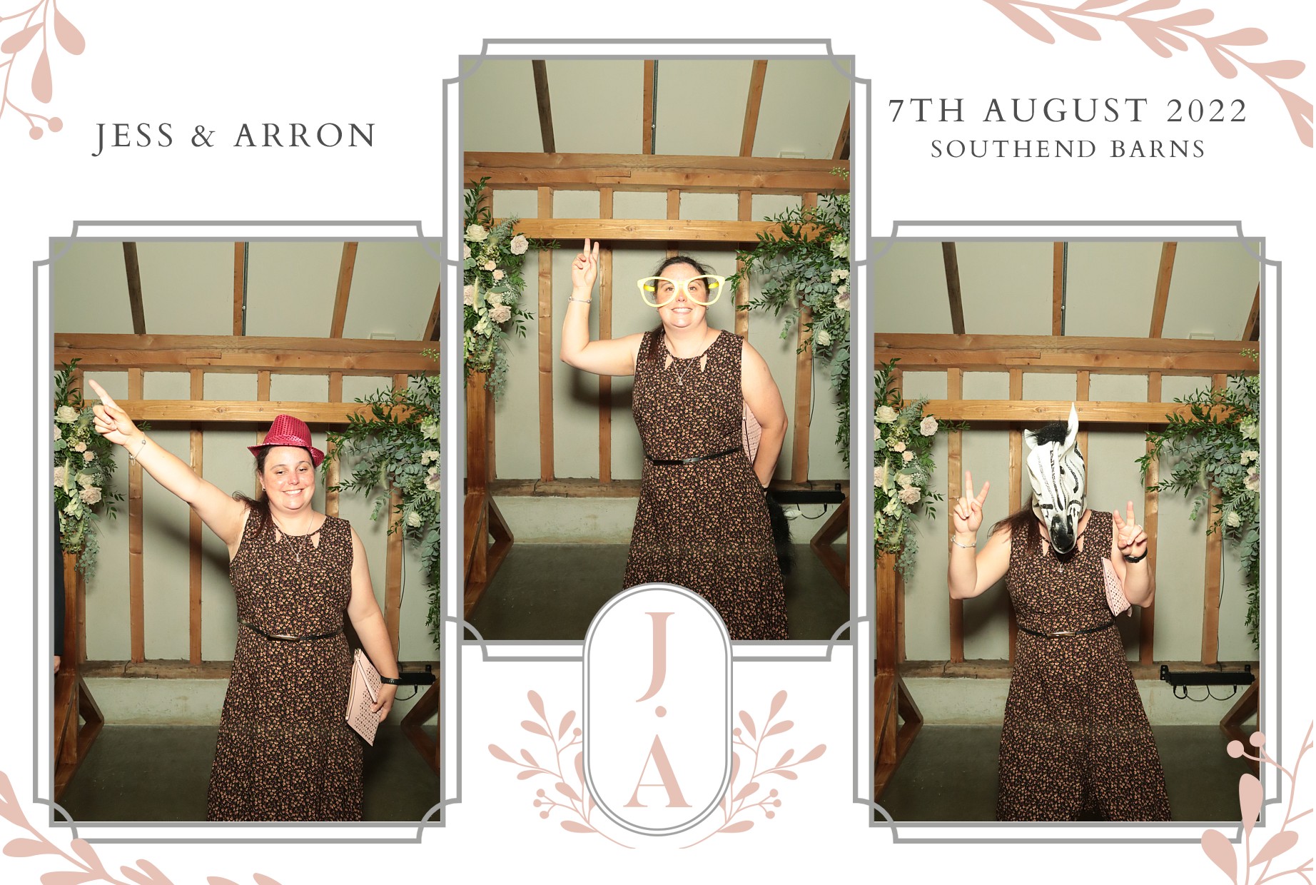 Jess & Arron's Wedding | View more photos from the event at gallery.myphotoboothexperience.co.uk/u/MyPhotoBoothExperienceLtd/Jess-Arrons-Wedding